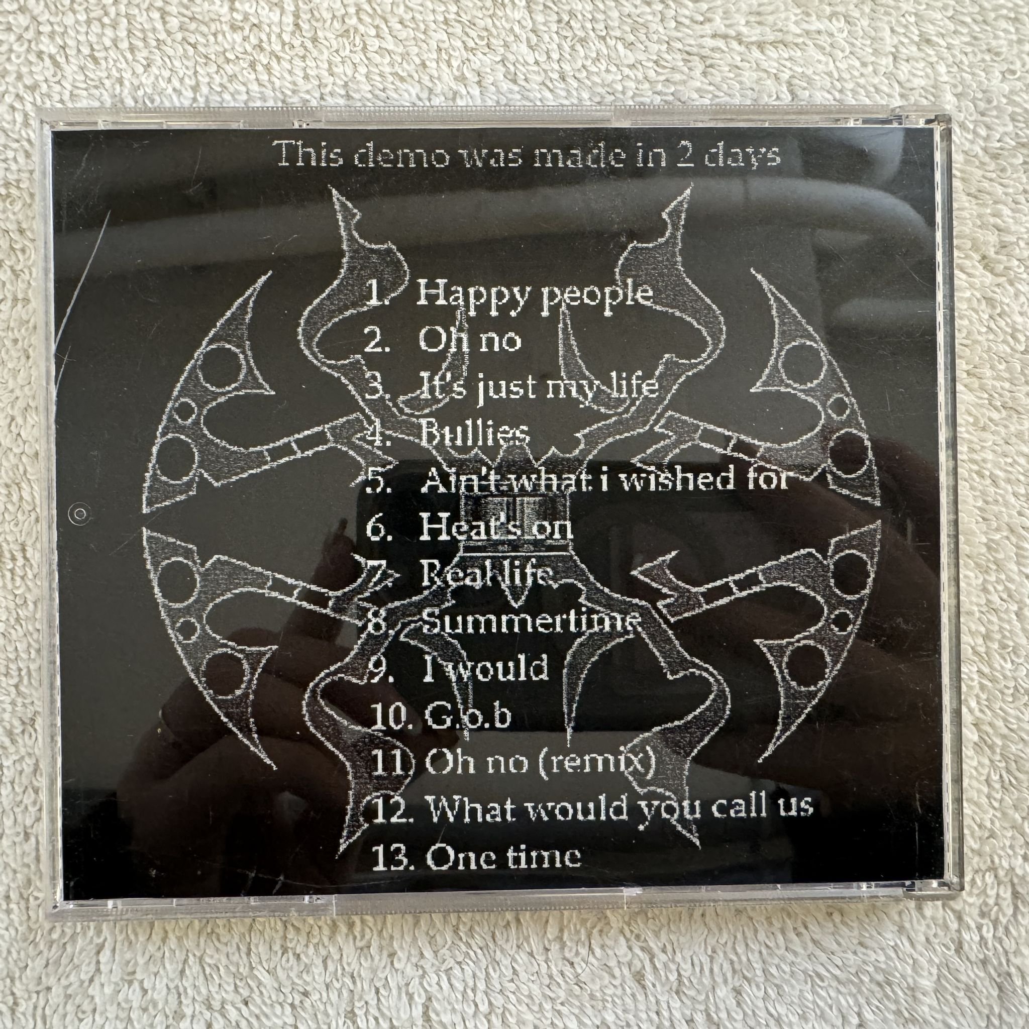 Omslagsbild för skivan BLACKOUT bring tha beat back CD 200? demo SWERAP