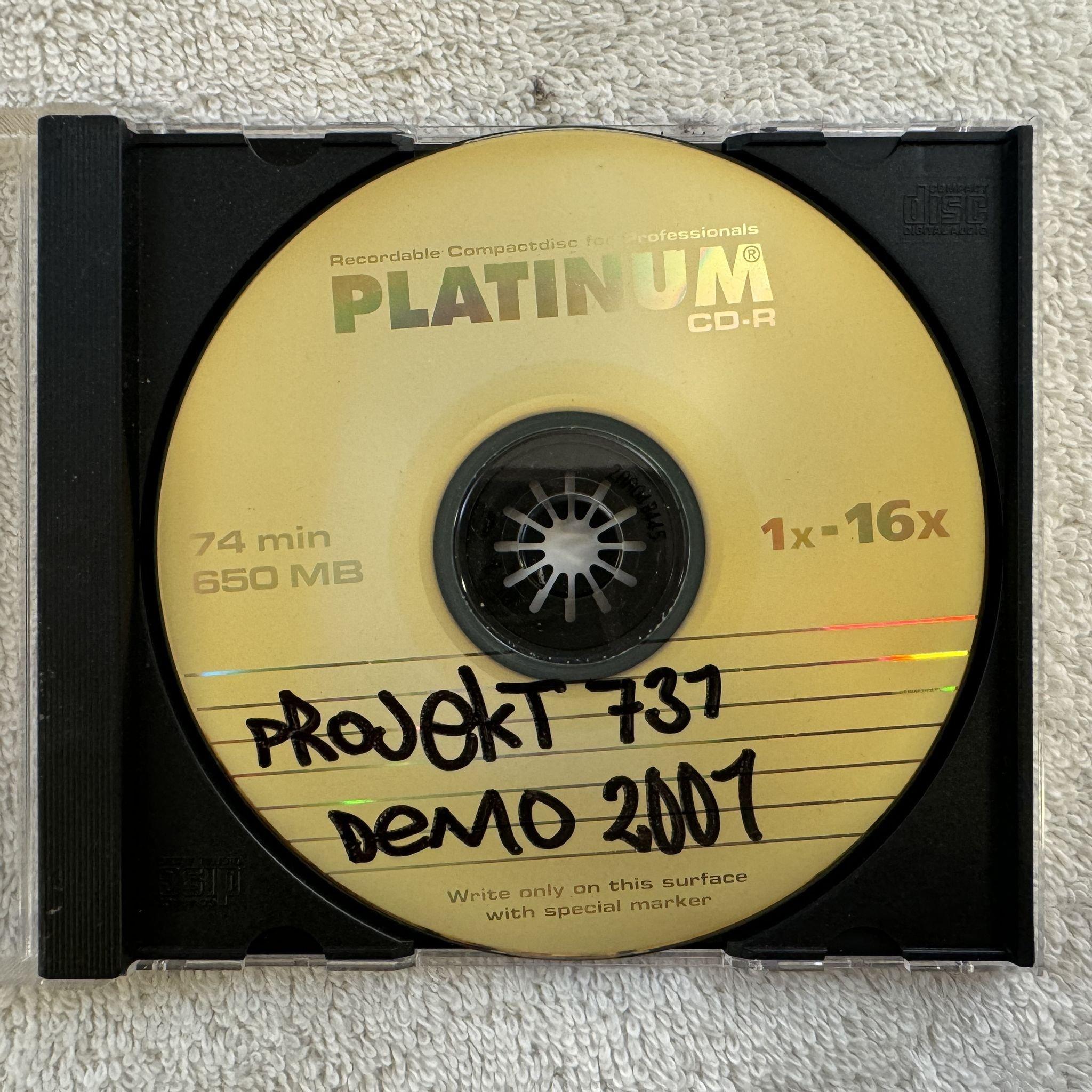 Omslagsbild för skivan PROJEKT 731 demo 2001 CD SWERAP