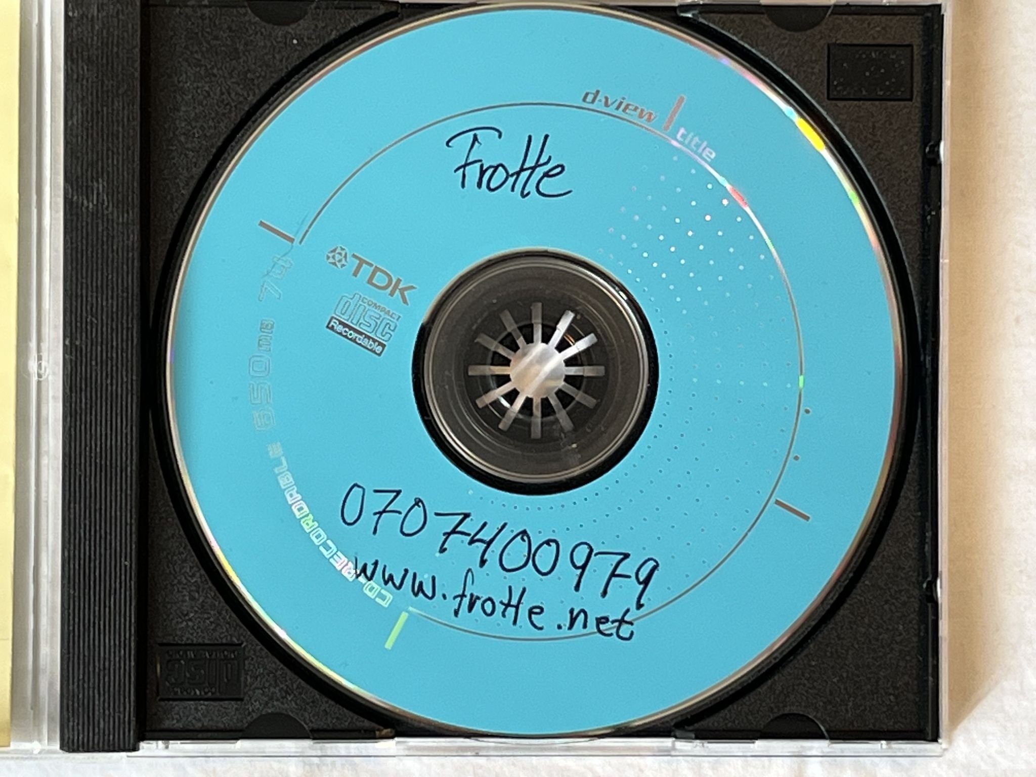 Omslagsbild för skivan FROTTE jämmer CD 200? demo SWERAP