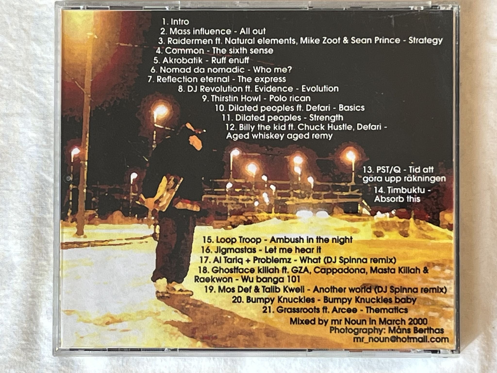 Omslagsbild för skivan MR NOUN stylus scientifik #2 CD 2000 mixtape