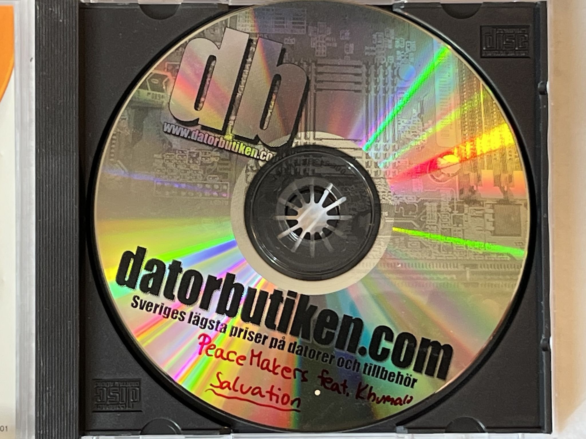 Omslagsbild för skivan PEACEMAKERS feat. KHUMALO salvation CD 200? demo SWERAP