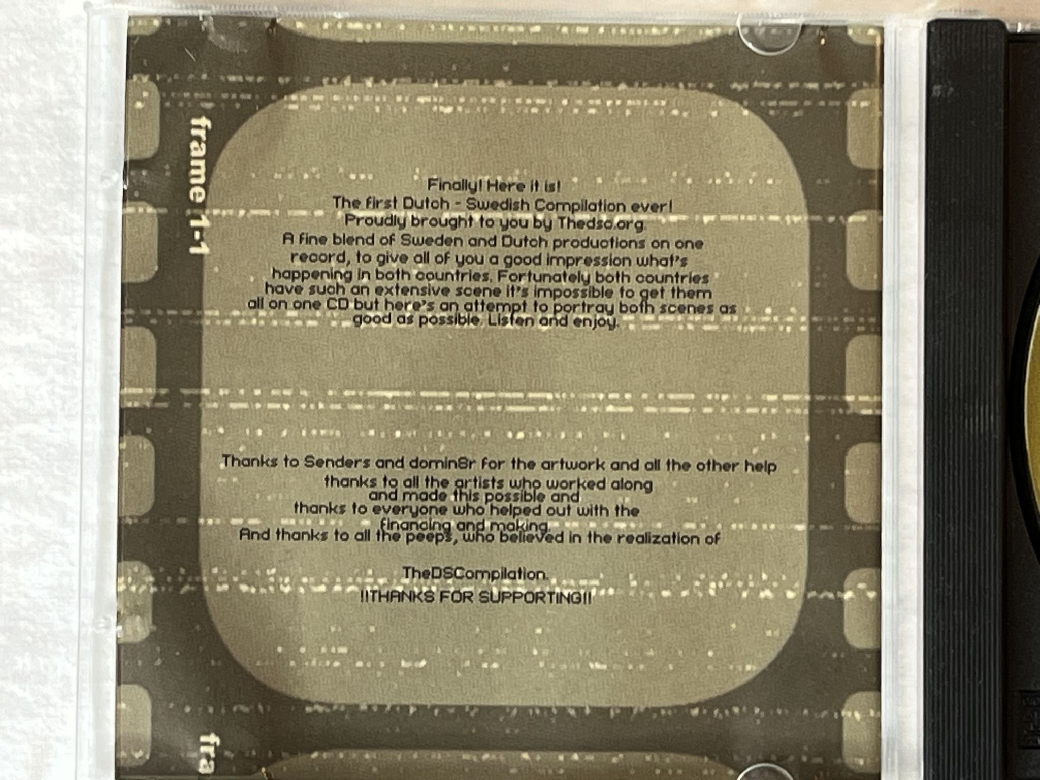 Omslagsbild för skivan V/A The dscompilation CD 2002 Dutch & SWERAP