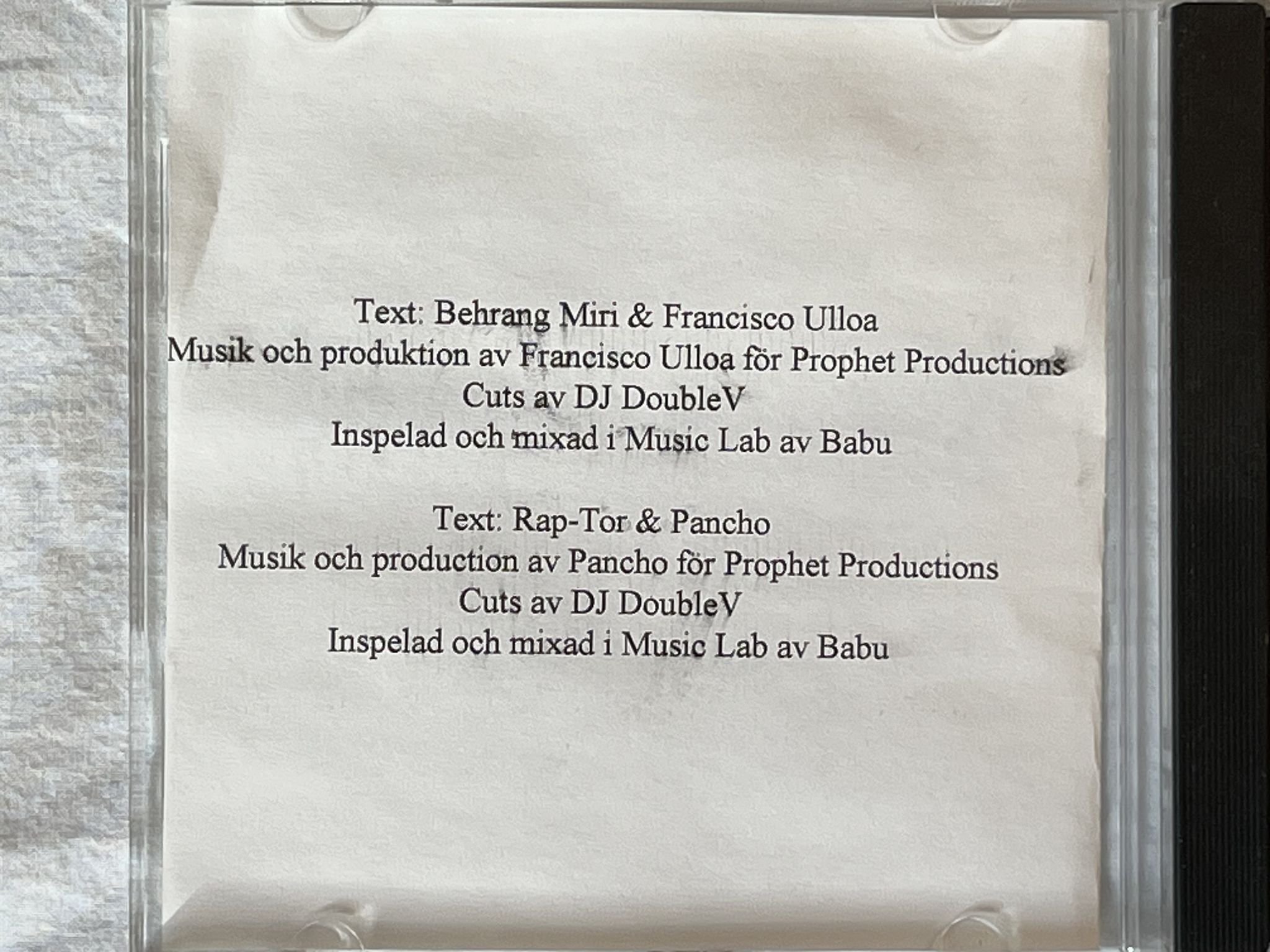 Omslagsbild för skivan WISECRACKERS subhuman actions CD 200? SWERAP