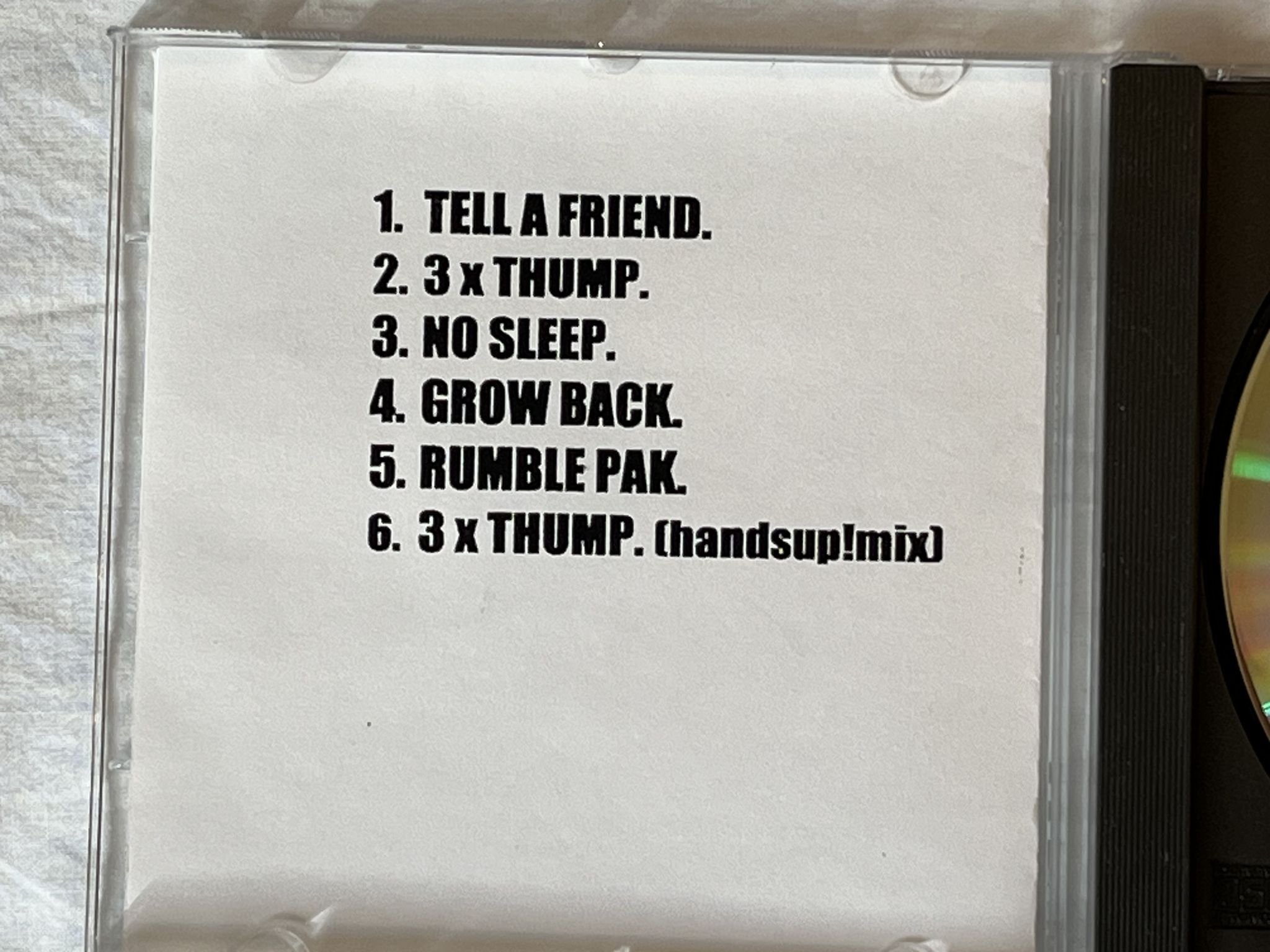 Omslagsbild för skivan SUB FU DOGG special blend CD 200? demo SWERAP