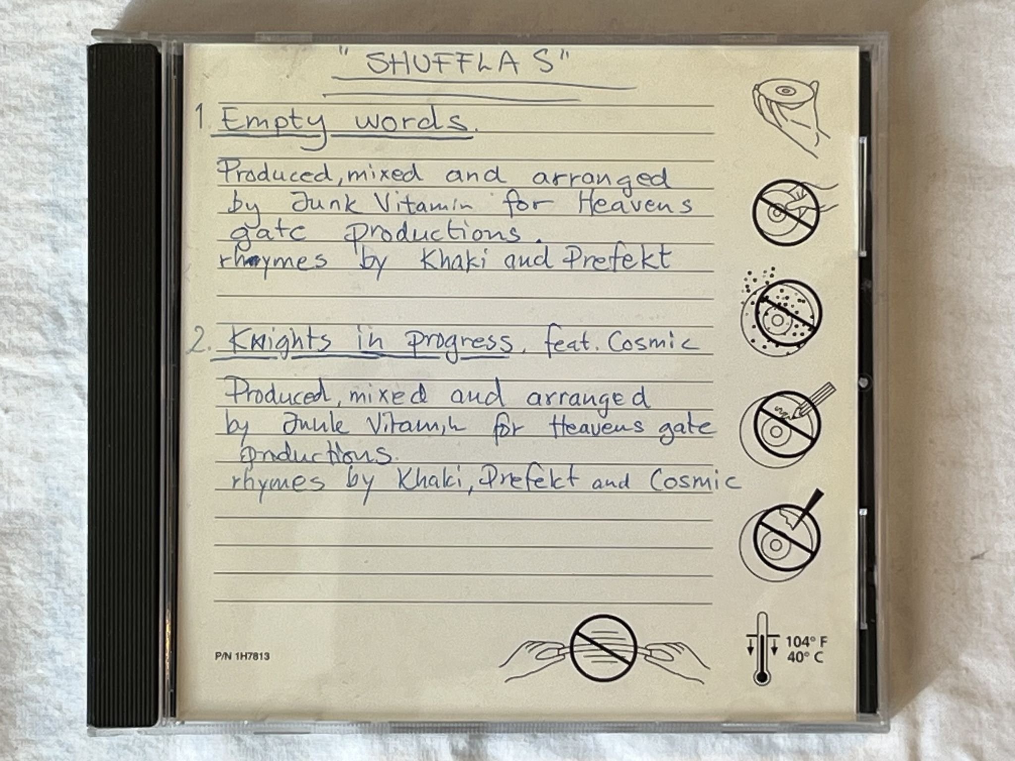 Omslagsbild för skivan C-PHOBIA into deep CD 200? demo SWERAP