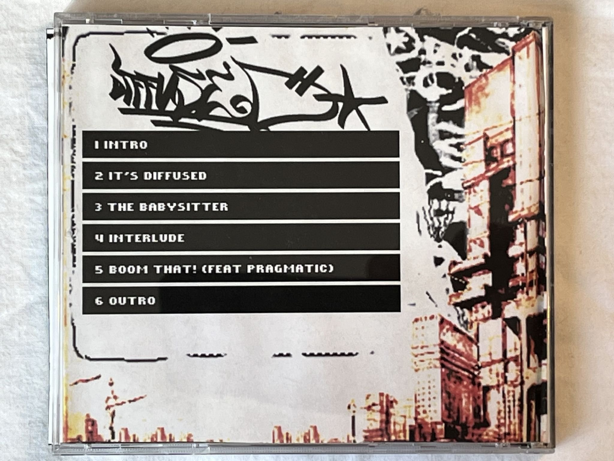 Omslagsbild för skivan DIFFUSED neckbreaka ep CD 200? SWERAP