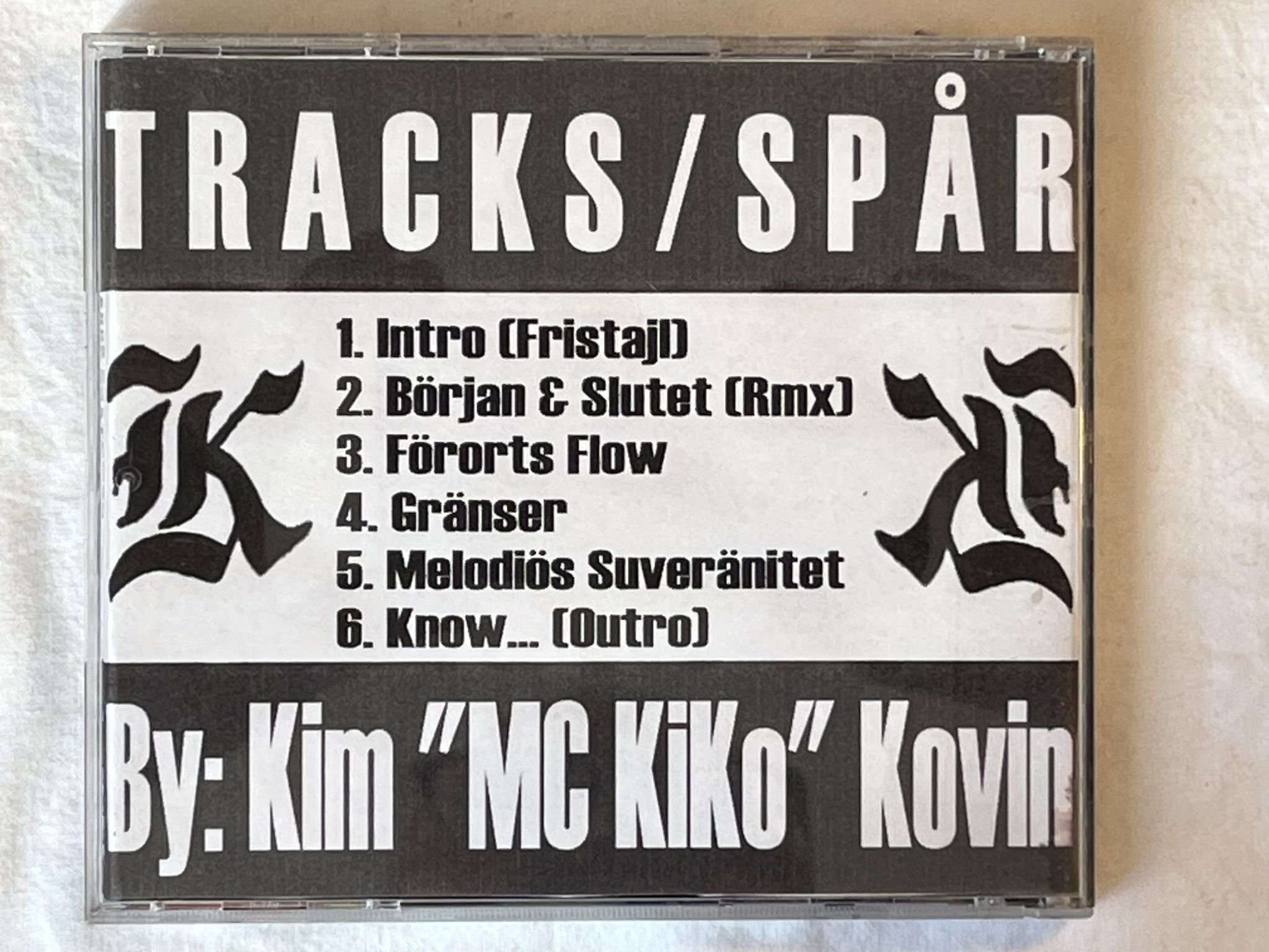 Omslagsbild för skivan MC KIKO demotape 2002 CD SWERAP
