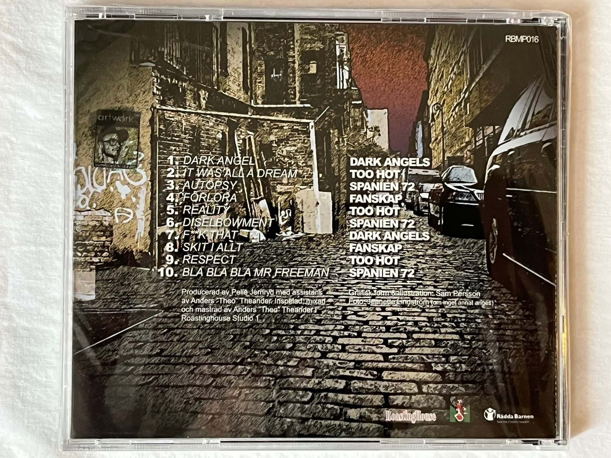 Omslagsbild för skivan V/A Too Hot For The Streets CD 2008 ROASTING HOUSE RBMP016