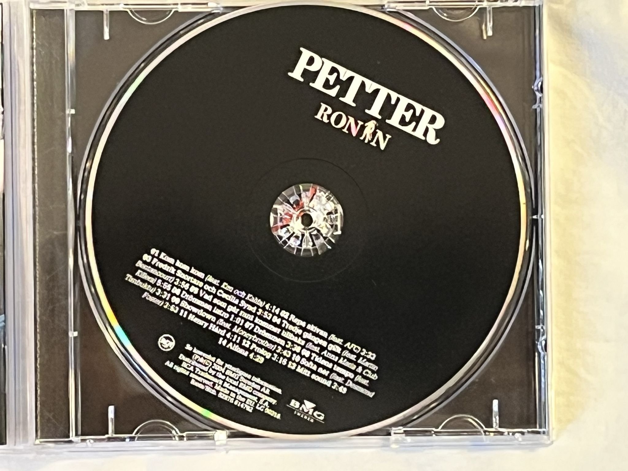 Omslagsbild för skivan PETTER ronin CD 2004 BMG Sweden 82876 61479 2 *** SIGNED ***