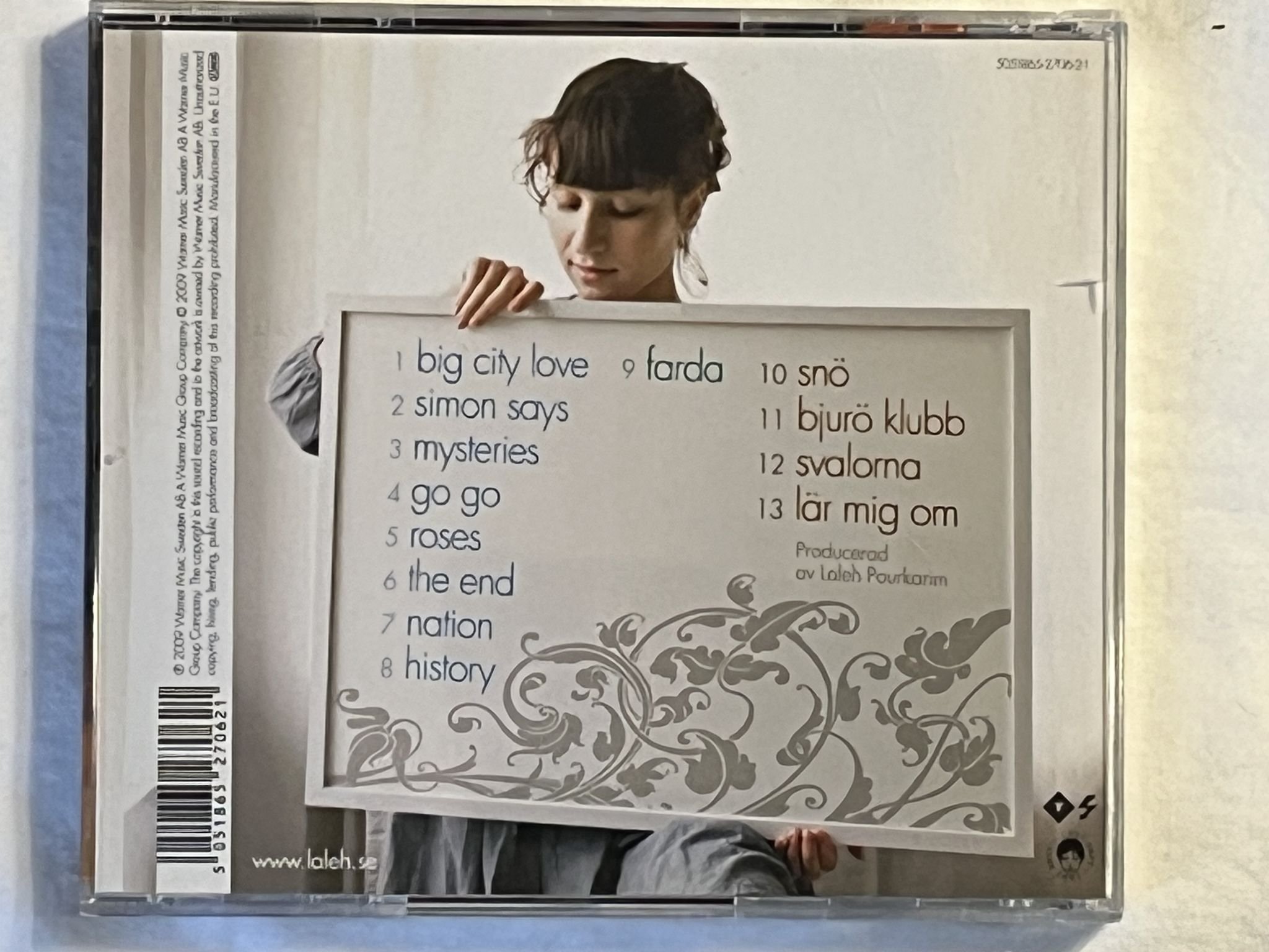 Omslagsbild för skivan LALEH me and simon CD 2009 LOST ARMY 5051865-2706-2-1 *** SIGNED ***