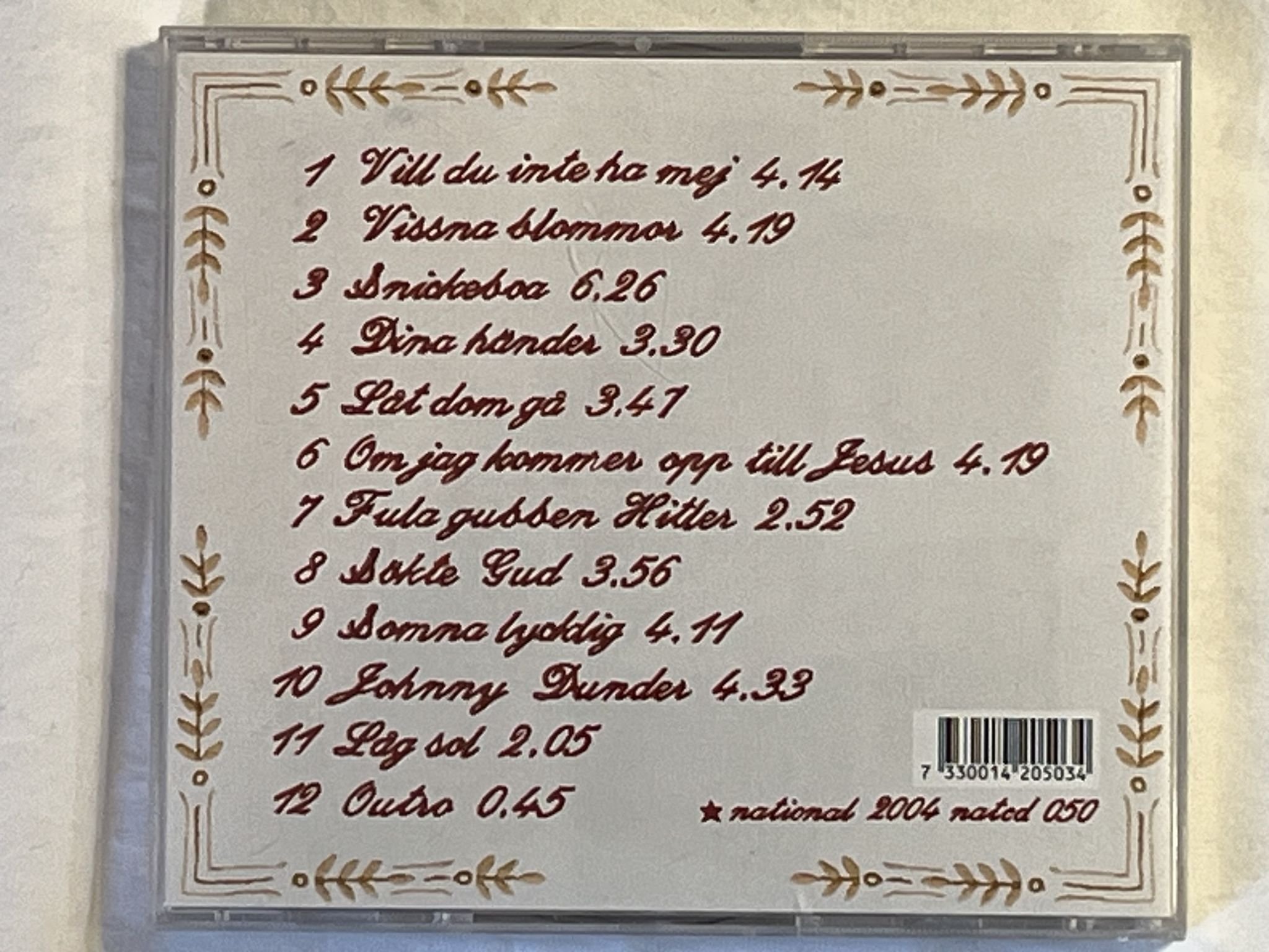 Omslagsbild för skivan STEFAN SUNDSTRÖM hjärtats melodi CD 2004 NATIONAL NATCD 050 *** SIGNED ***