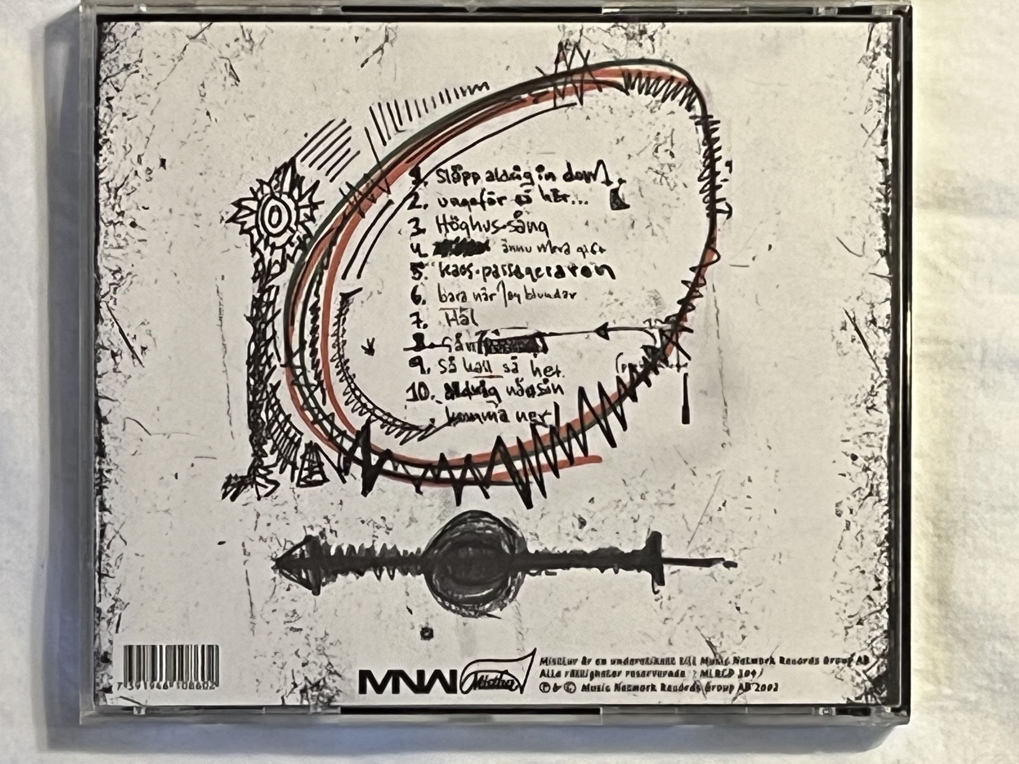 Omslagsbild för skivan THÅSTRÖM Mannen Som Blev En Gris CD 2002 MNW MLRCD 104 ** SIGNED **