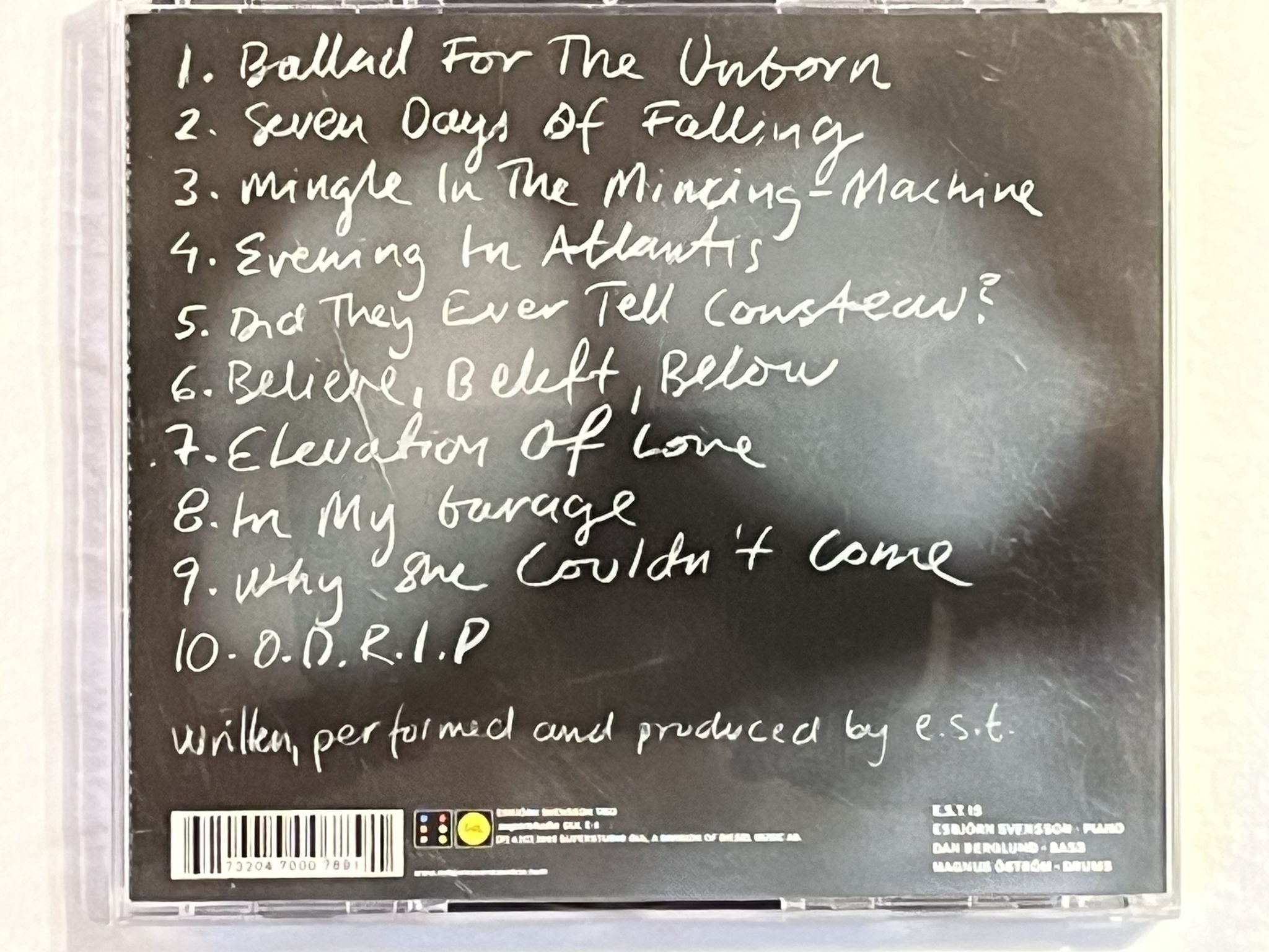 Omslagsbild för skivan E.S.T. Seven Days Of Falling CD Superstudio Gul – GUL C-6 *** FULLY SIGNED ***