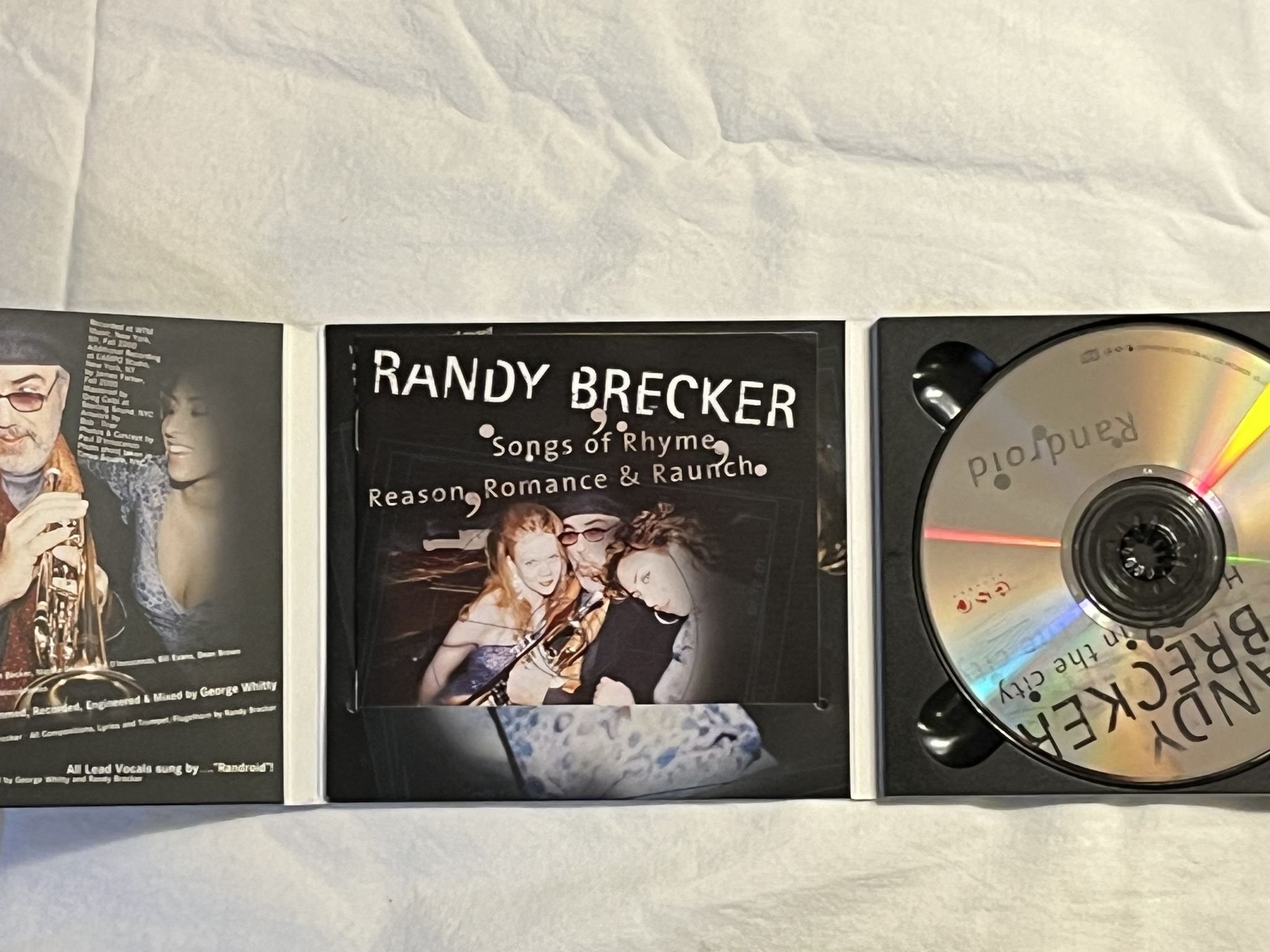 Omslagsbild för skivan RANDY BRECKER Hangin' In The City CD 2001 Ger ESC EFA CD 03674-2 ** SIGNED **