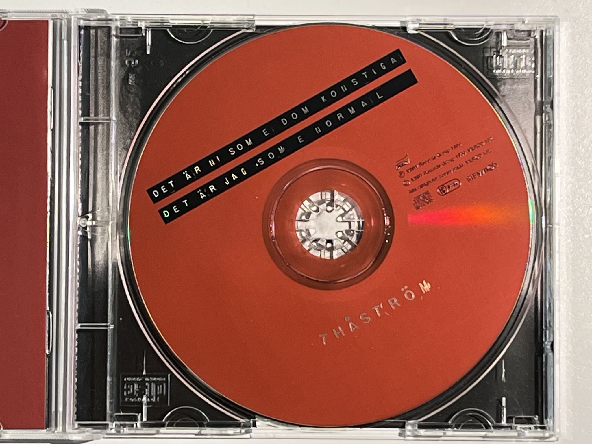 Omslagsbild för skivan THÅSTRÖM Det Är Ni Som E Dom Konstiga CD -99 MISTLUR MLRCD 102 ** SIGNED **