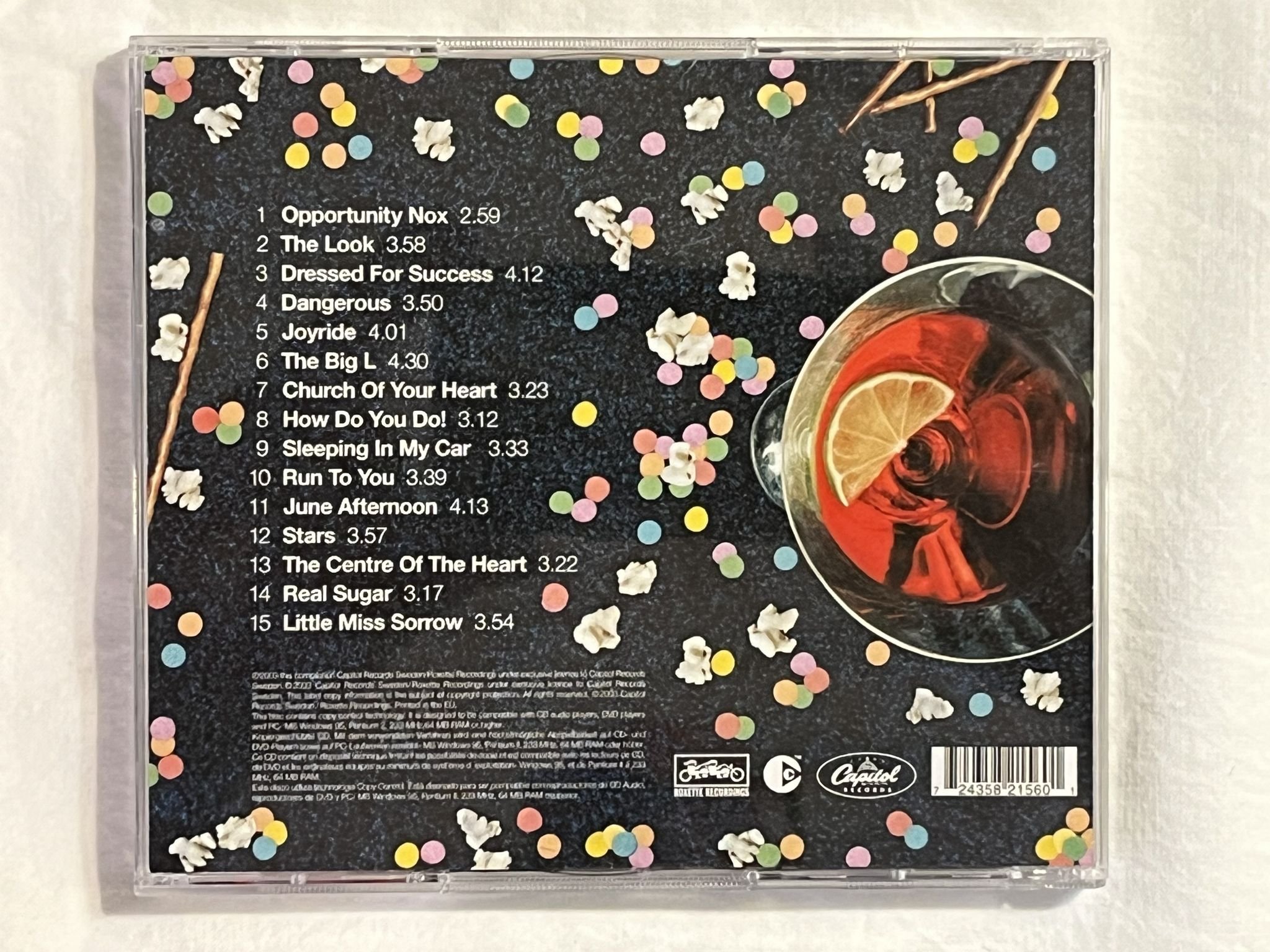 Omslagsbild för skivan ROXETTE The Pop Hits 2xCD CAPITOL 724358215601 **** Signed **** WOW!!