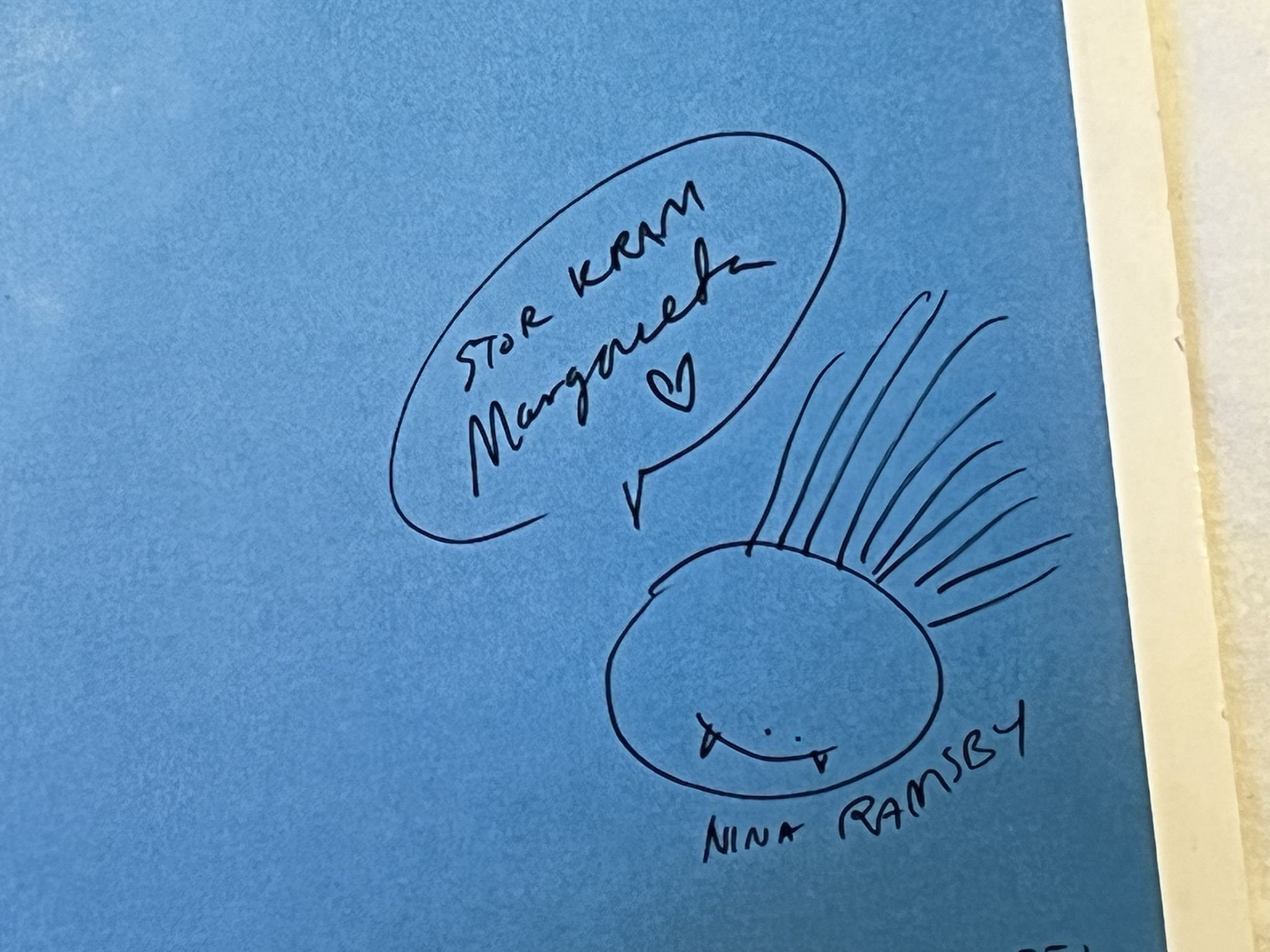 Omslagsbild för skivan NINA RAMSBY & MARTIN HEDEROS visorna LP 2014 MARGIT MUSIC MMVIN022 ** SIGNED **