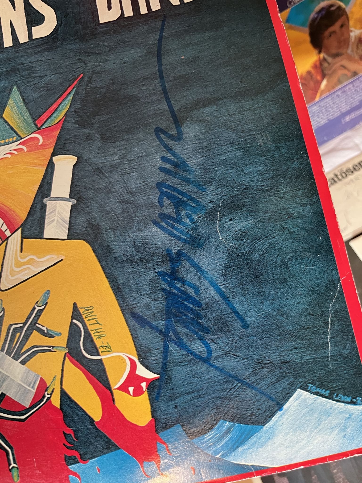 Omslagsbild för skivan 7st LP's med artisters signaturer *** Signed Cover ***