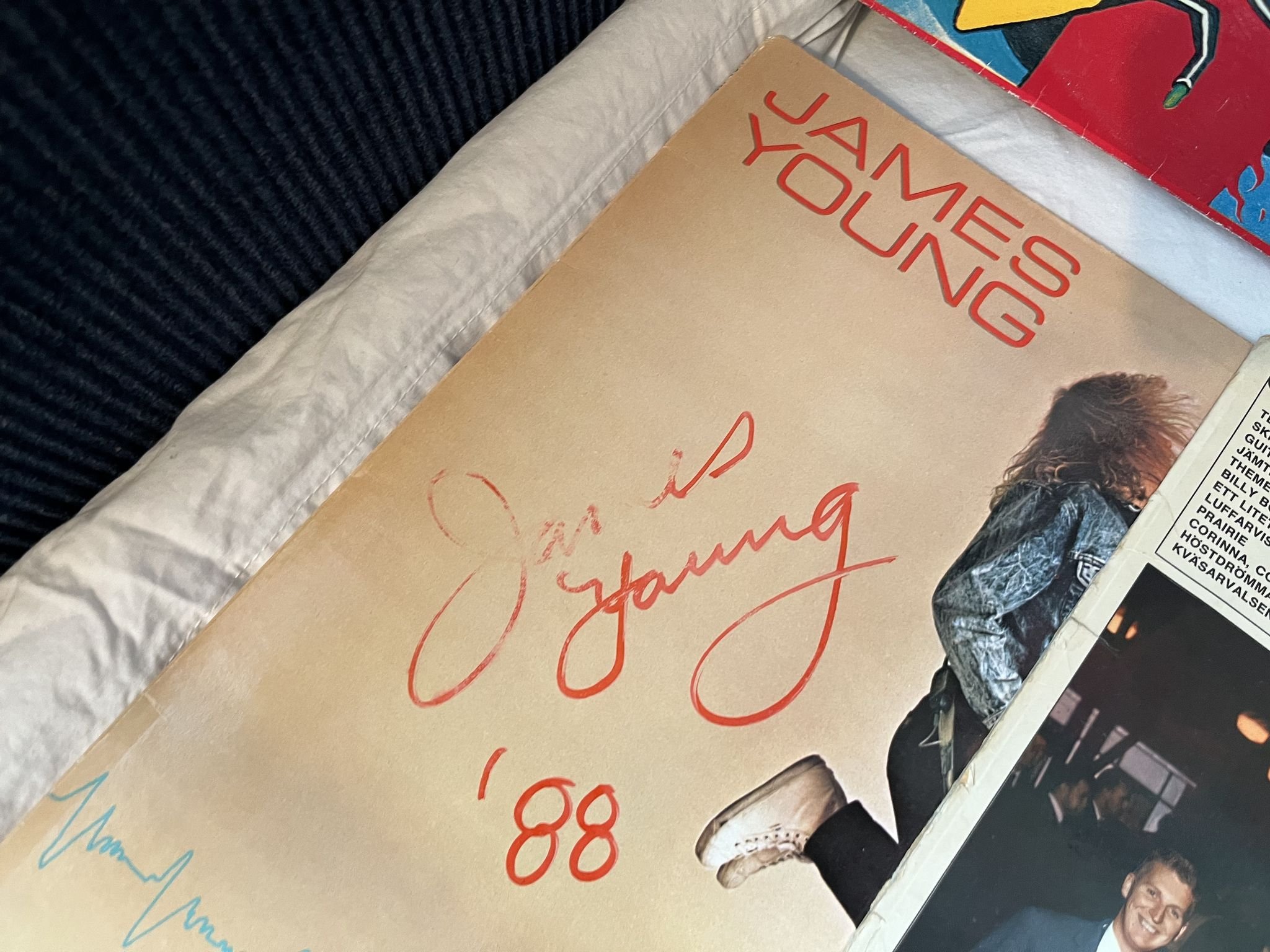 Omslagsbild för skivan 7st LP's med artisters signaturer *** Signed Cover ***