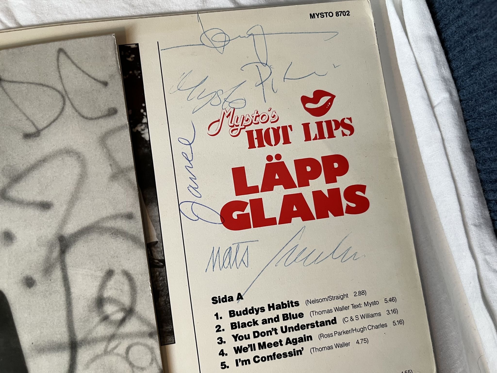 Omslagsbild för skivan 7st 12" vinyler med artisters signaturer nr 4 *** Signed Covers ***