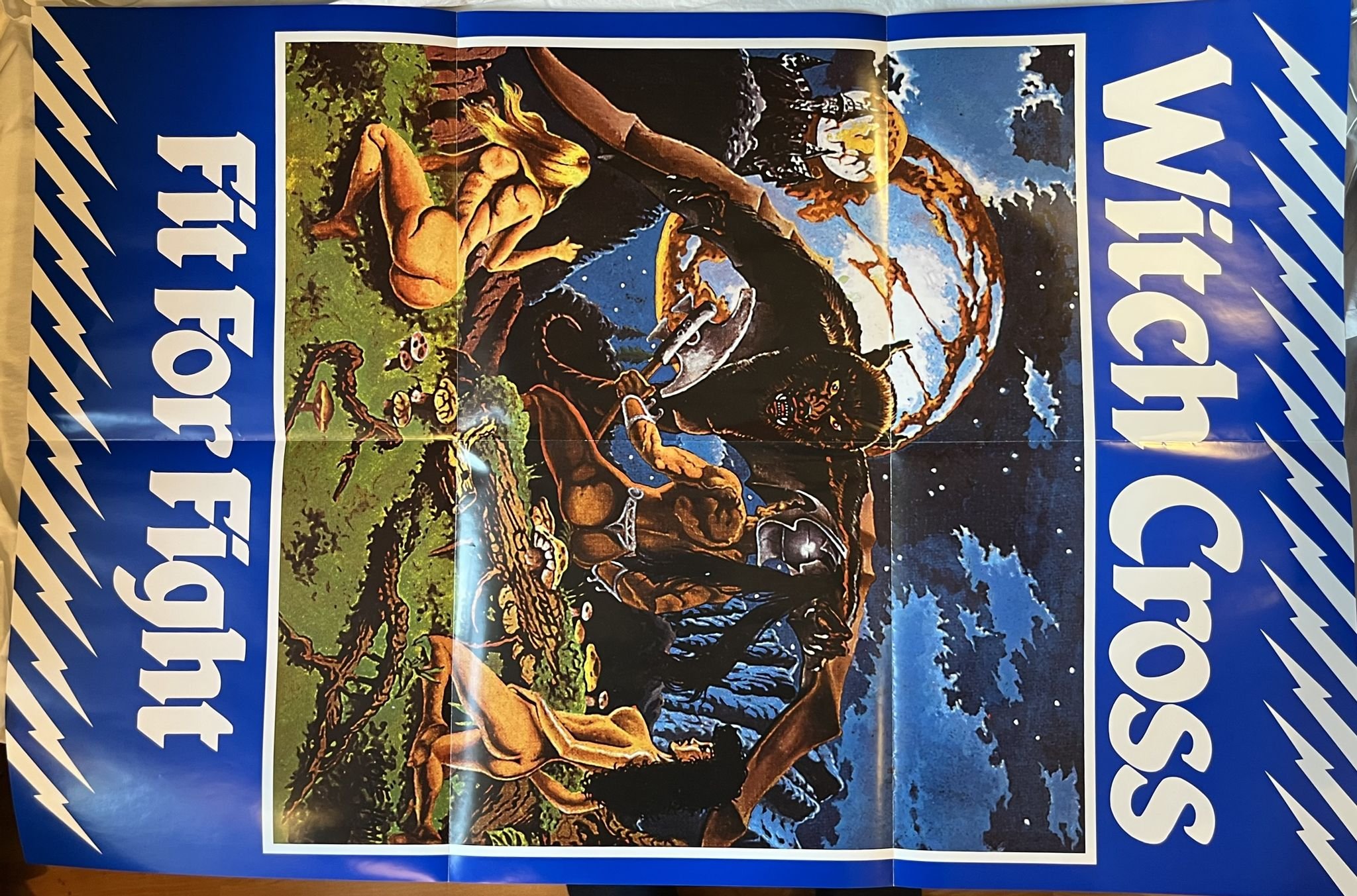 Omslagsbild för skivan WITCHCROSS fit for fight LP re 2012 US HELLS LP 091 ** FULLY SIGNED **