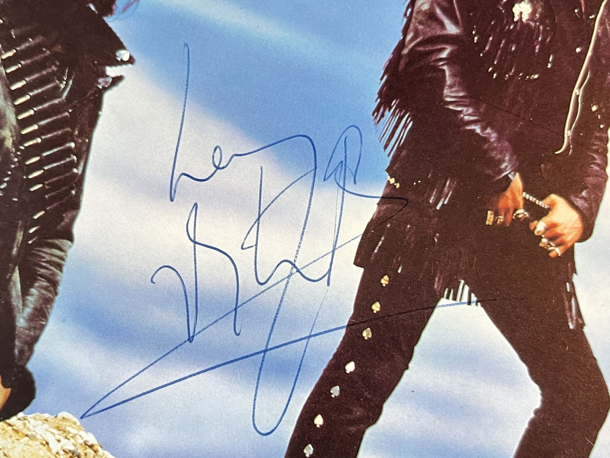 Omslagsbild för skivan MOTORHEAD ace of spades LP -80 ncb BRONZE BRON 531 *** SIGNED by LEMMY ***