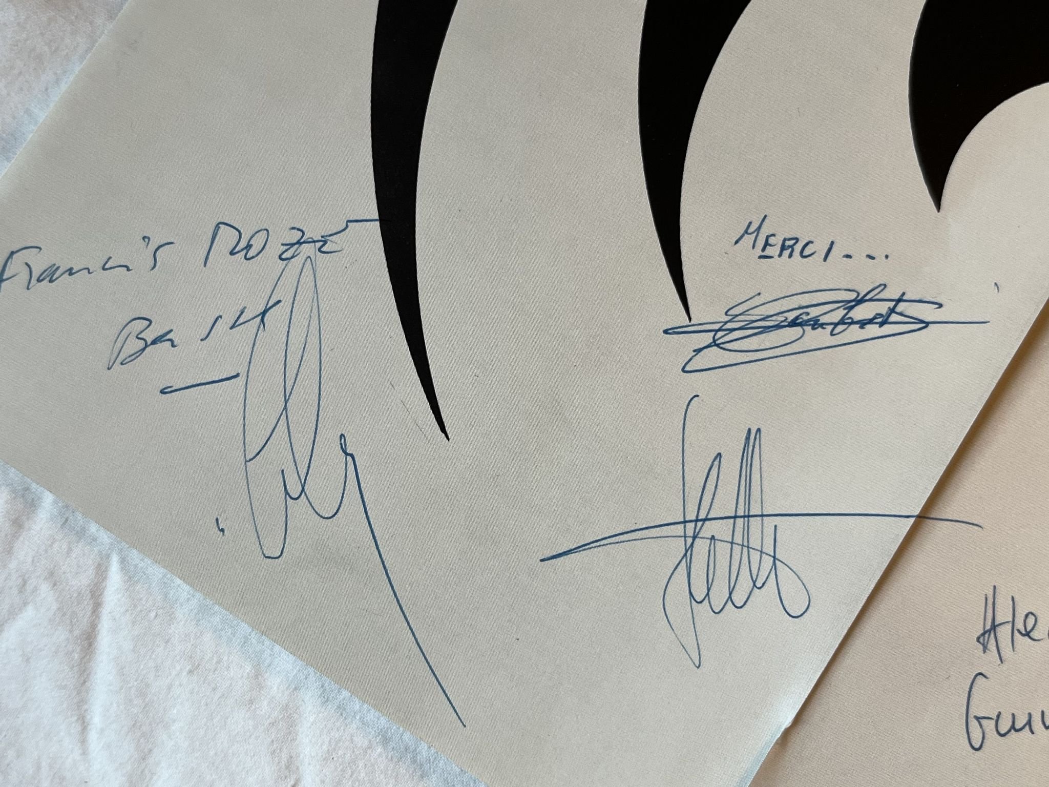 Omslagsbild för skivan MAGMA / Christian Vander - Merci LP -84 Ger JARO 4120 *** FULLY SIGNED ***