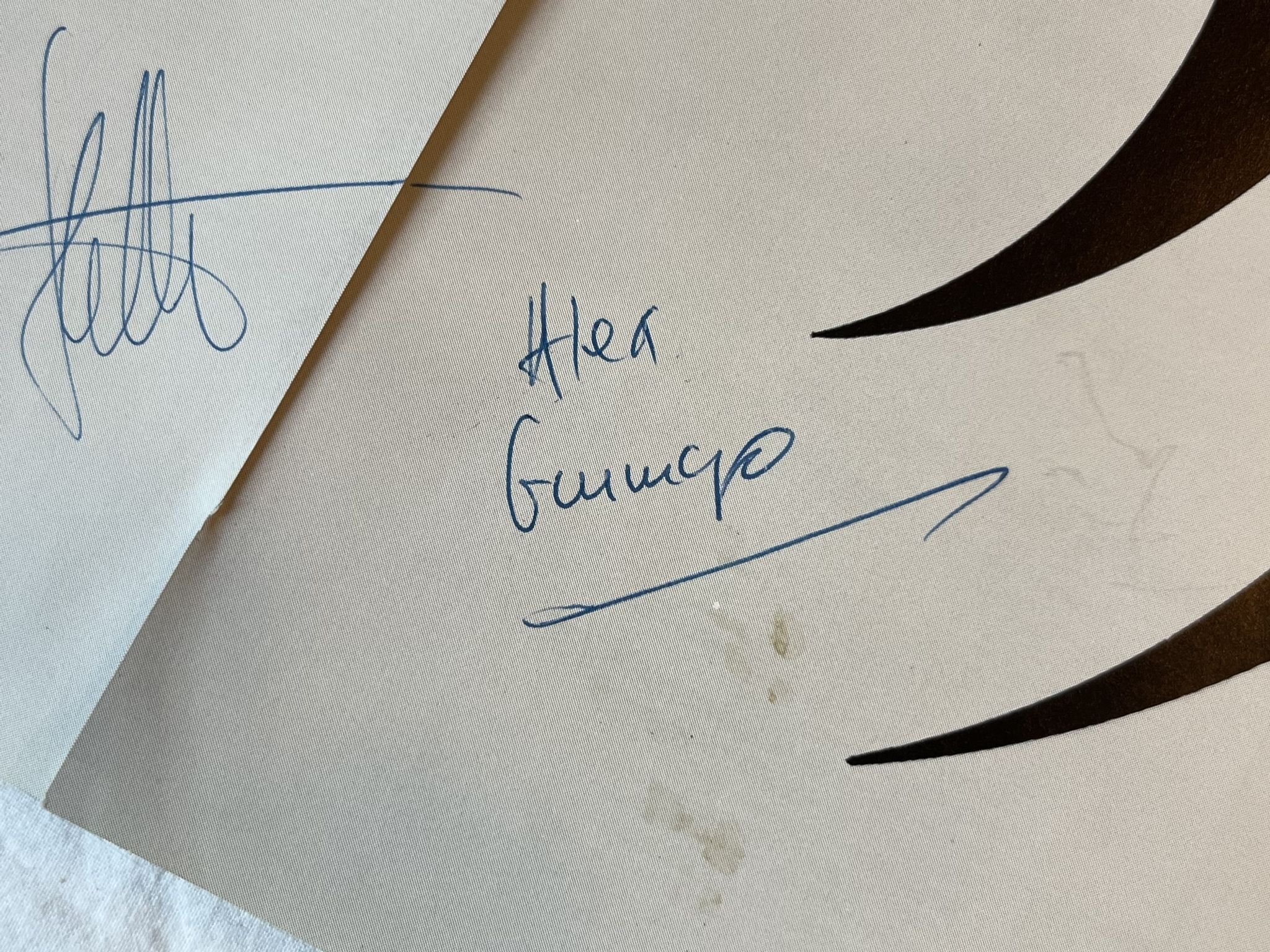 Omslagsbild för skivan MAGMA / Christian Vander - Merci LP -84 Ger JARO 4120 *** FULLY SIGNED ***