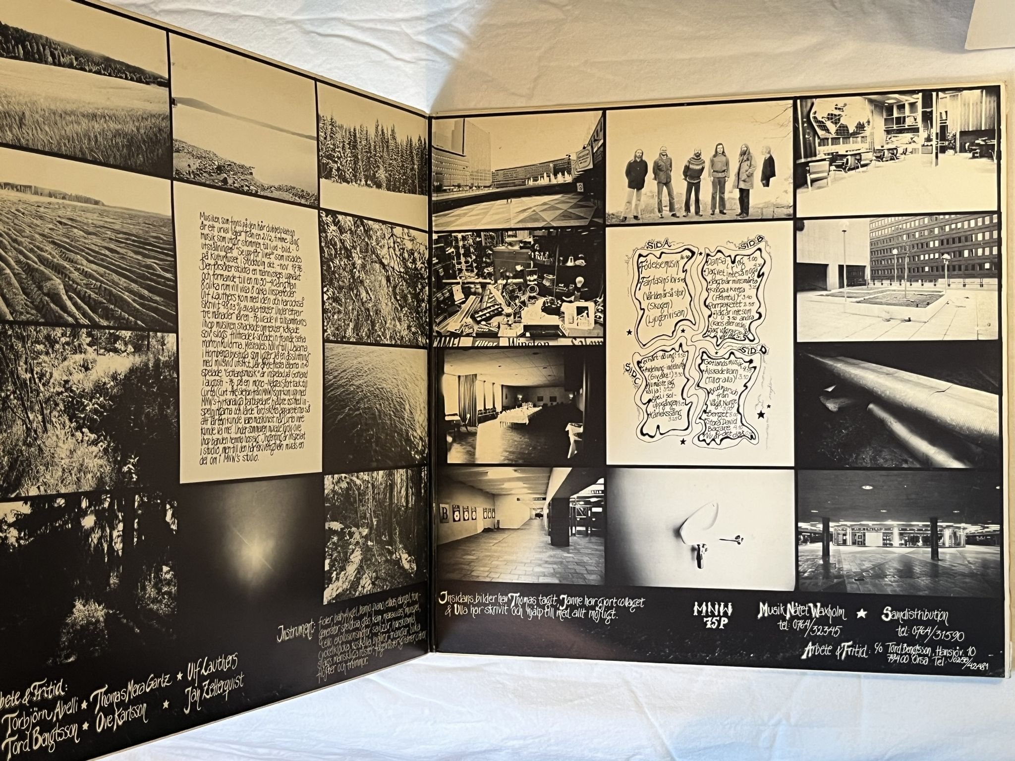 Omslagsbild för skivan ARBETE & FRITID Se Upp För Livet 2xLP -77 Swe MNW 75P