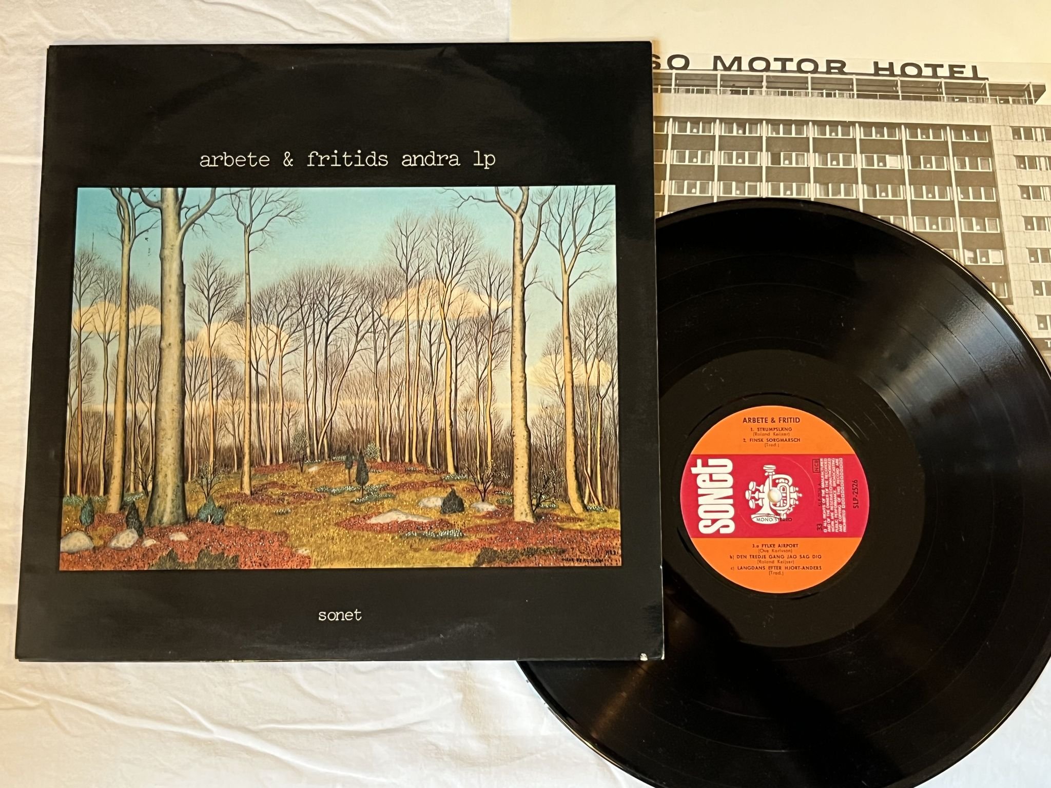 Omslagsbild för skivan ARBETE & FRITID Andra LP -71 Swe SONET SLP-2526