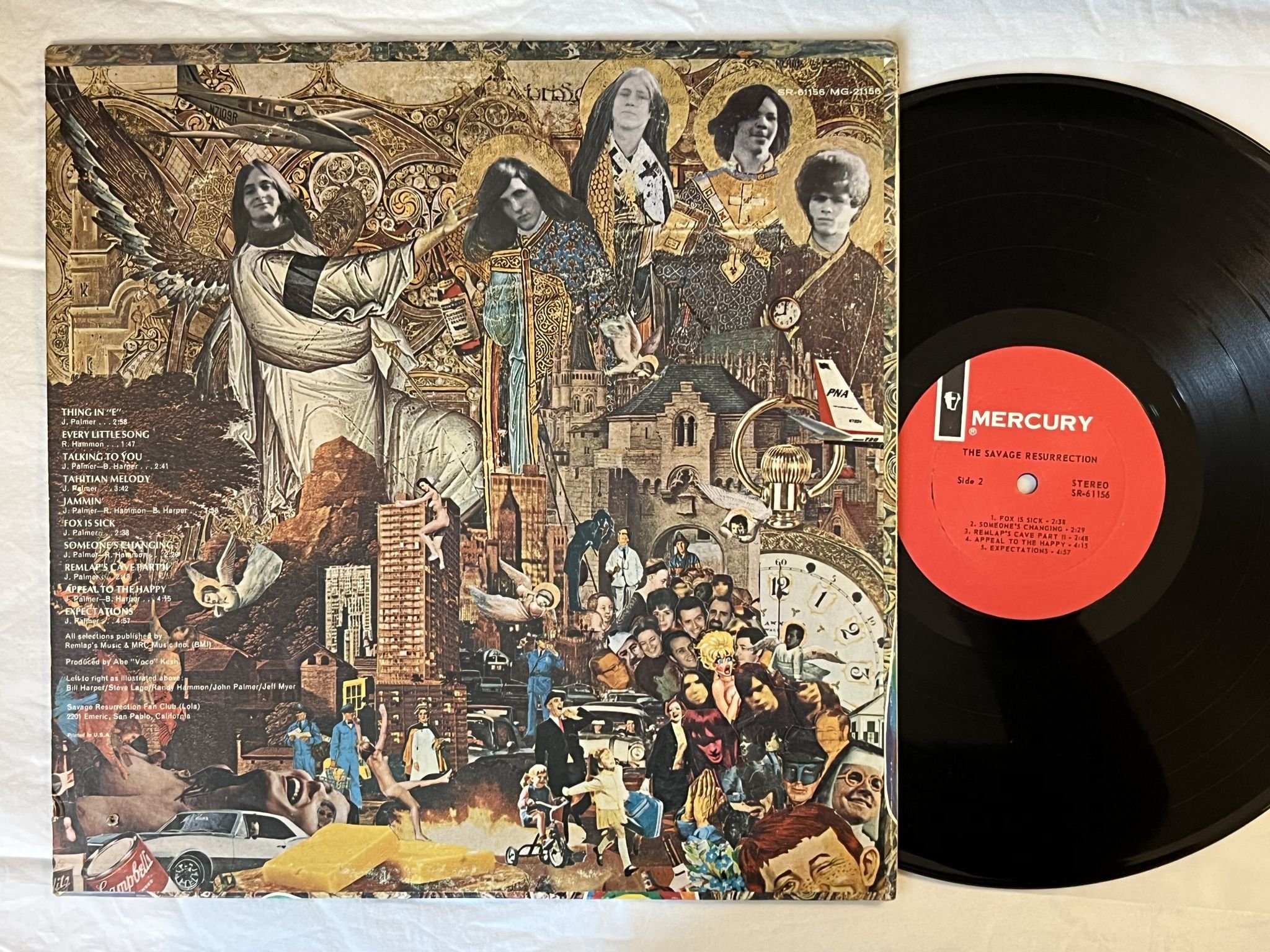 Omslagsbild för skivan THE SAVAGE RESURRECTION s/t LP -68 US MERCURY SR-61156 *** PSYCH ***