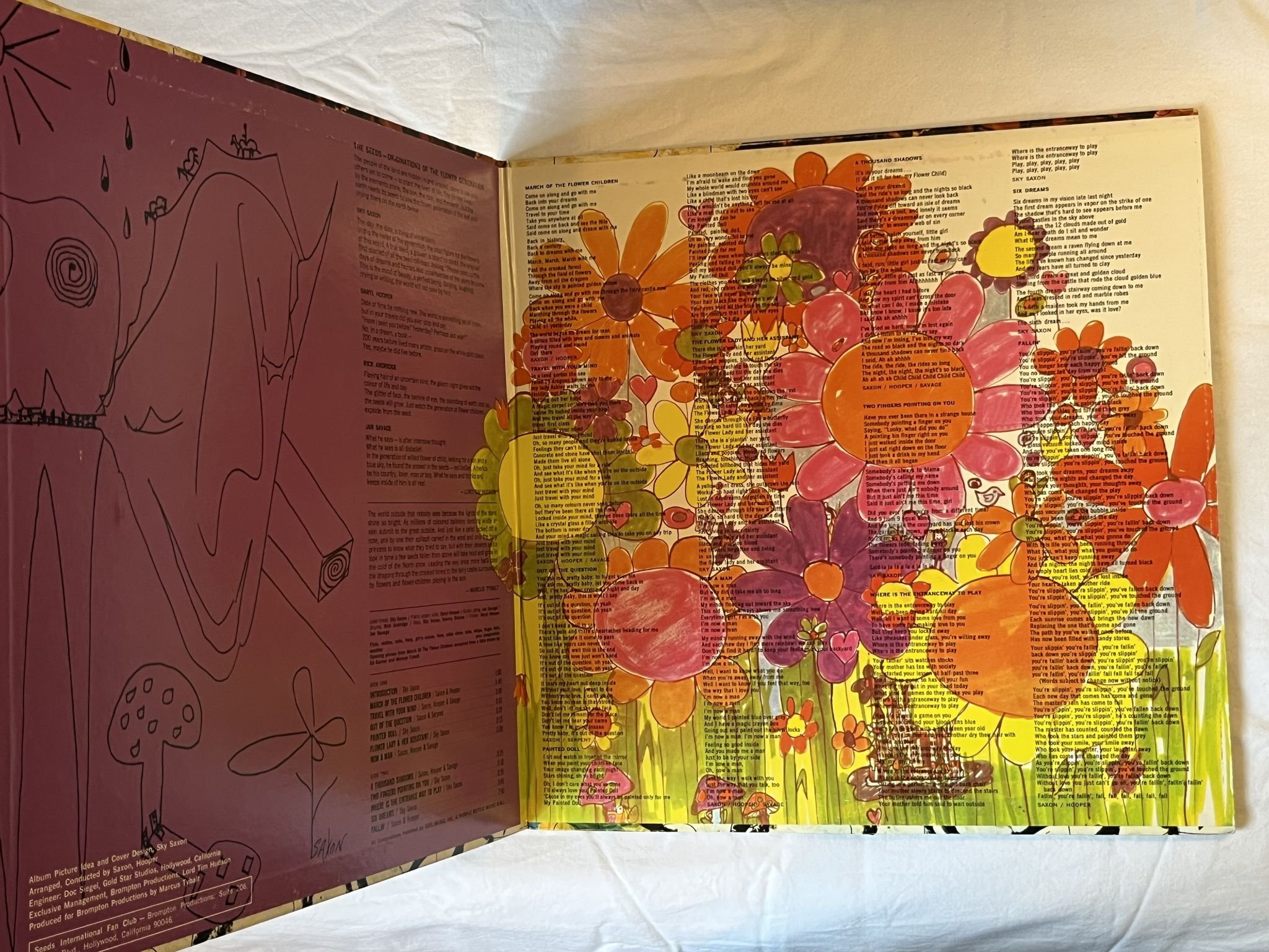 Omslagsbild för skivan THE SEEDS Future LP -67 US GNP Crescendo GNPS 2038 *** GARAGE / PSYCH ***