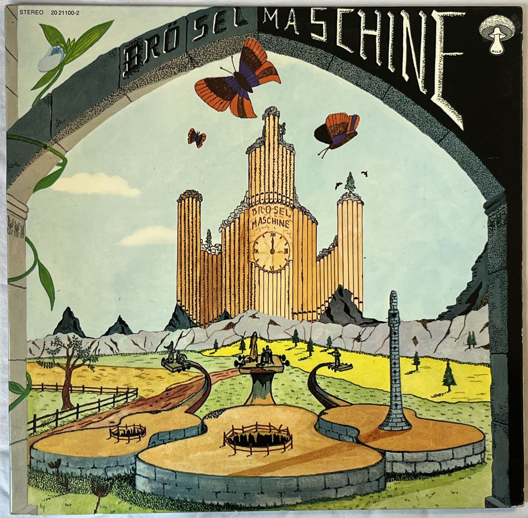 Omslagsbild för skivan BRÖSELMASCHINE S/T LP -71 GER PILZ 20 21100-2 *** dreamy / meditative ***