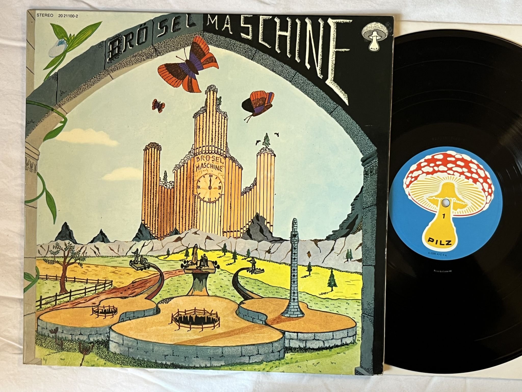 Omslagsbild för skivan BRÖSELMASCHINE S/T LP -71 GER PILZ 20 21100-2 *** dreamy / meditative ***