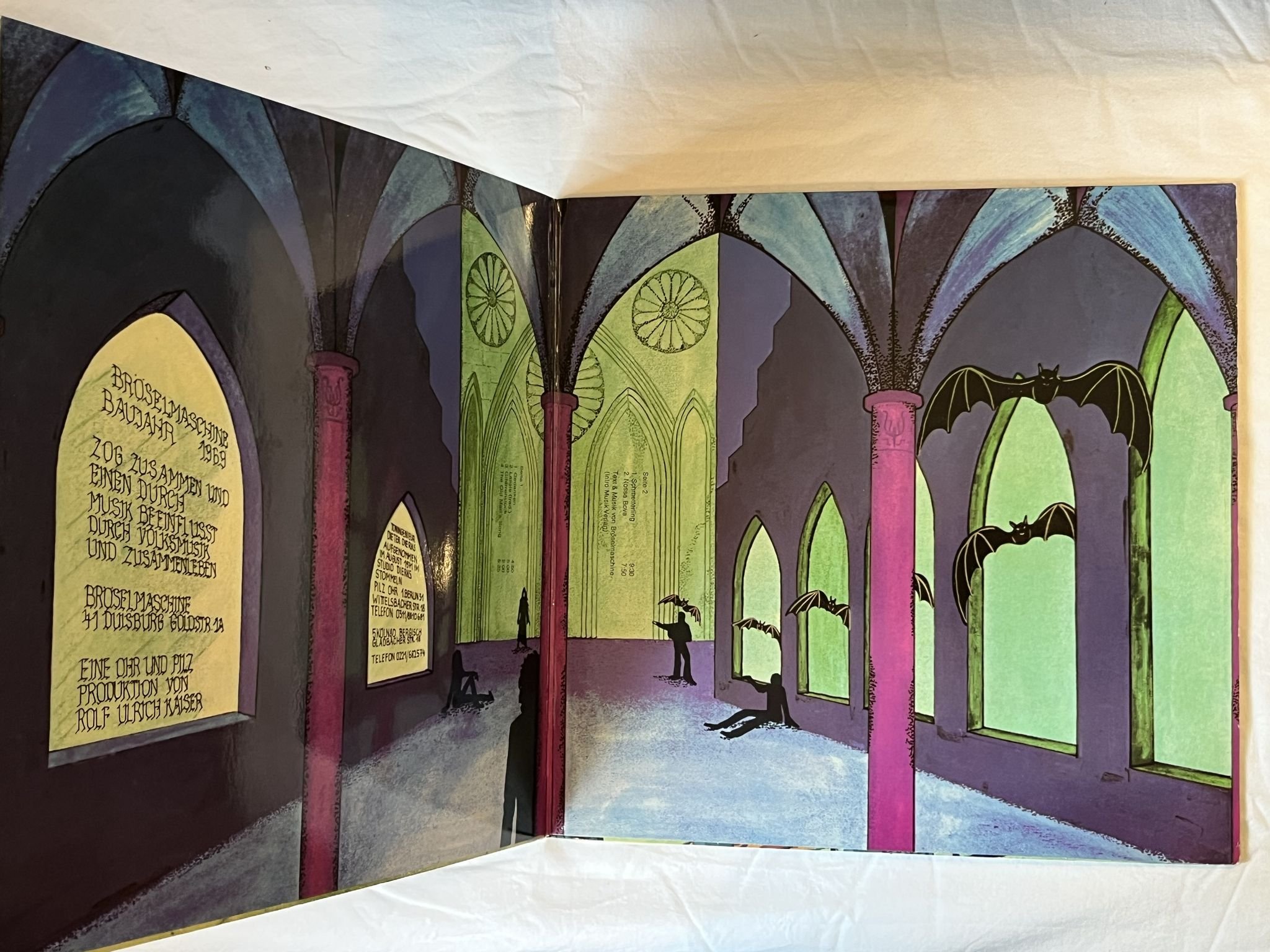 Omslagsbild för skivan BRÖSELMASCHINE S/T LP -71 GER PILZ 20 21100-2 *** dreamy / meditative ***