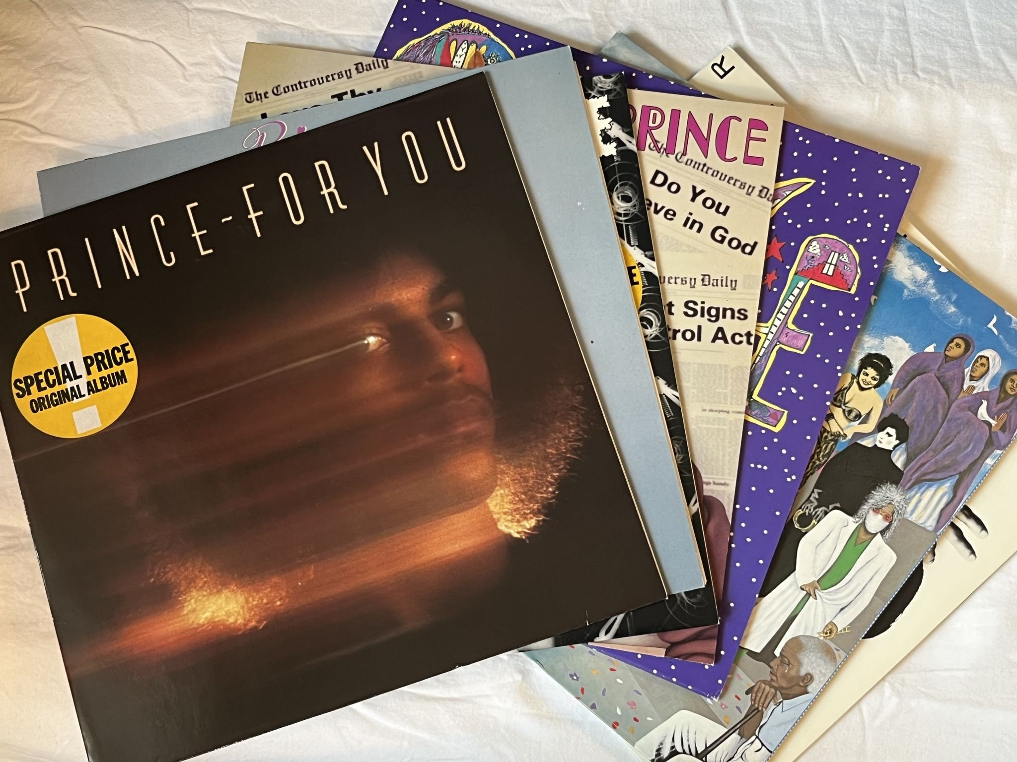 Omslagsbild för skivan PRINCE special club edition 7xLP BOX Swe 15-6885 **** R A R E ****