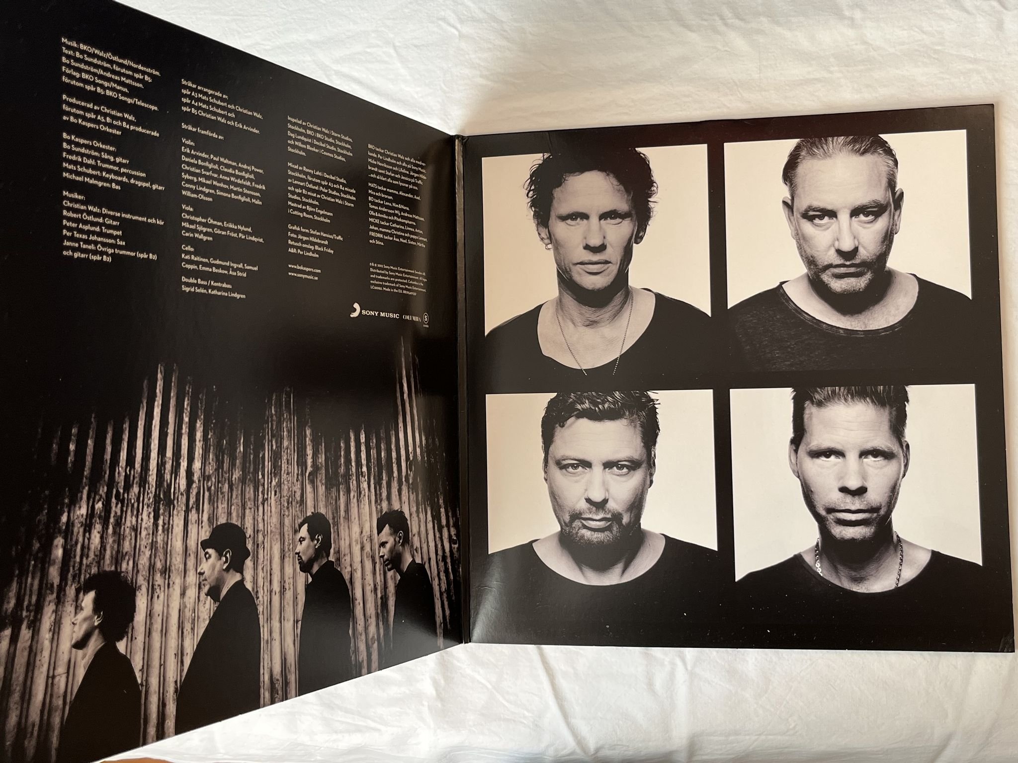 Omslagsbild för skivan BO KASPERS ORKESTER du borde tycka om mig LP 2012 COLUMBIA 88765401351