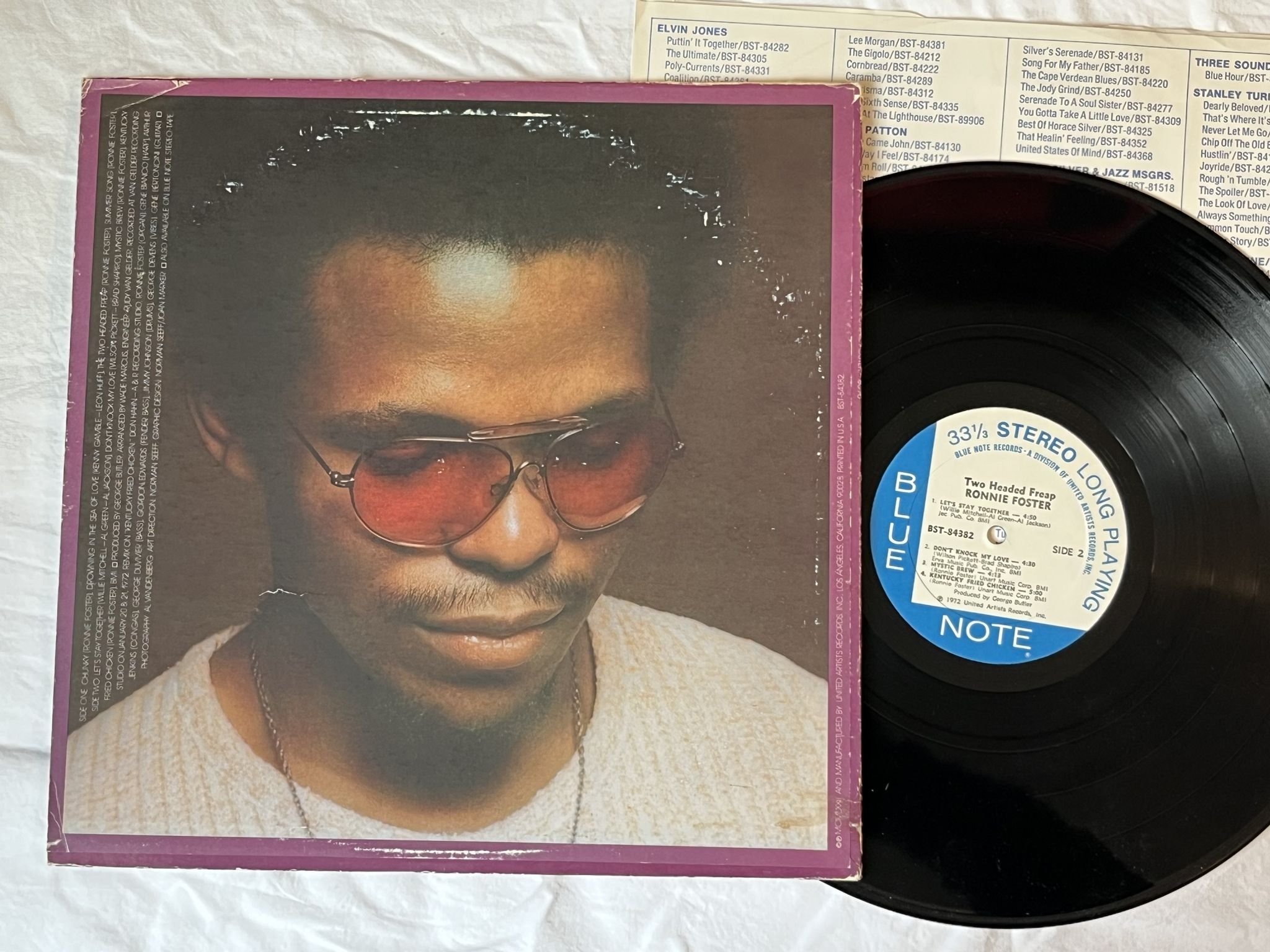 Omslagsbild för skivan RONNIE FOSTER Two Headed Freap LP -72 US *** Jazz-funk ***