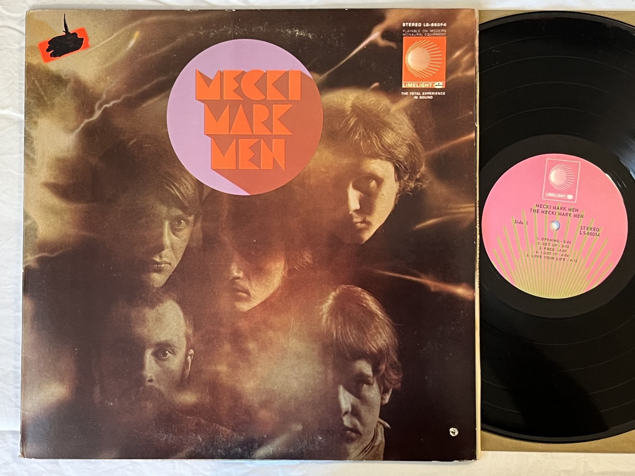 Omslagsbild för skivan THE MECKI MARK MEN s/t LP -68 US LIMELIGHT LS 86054