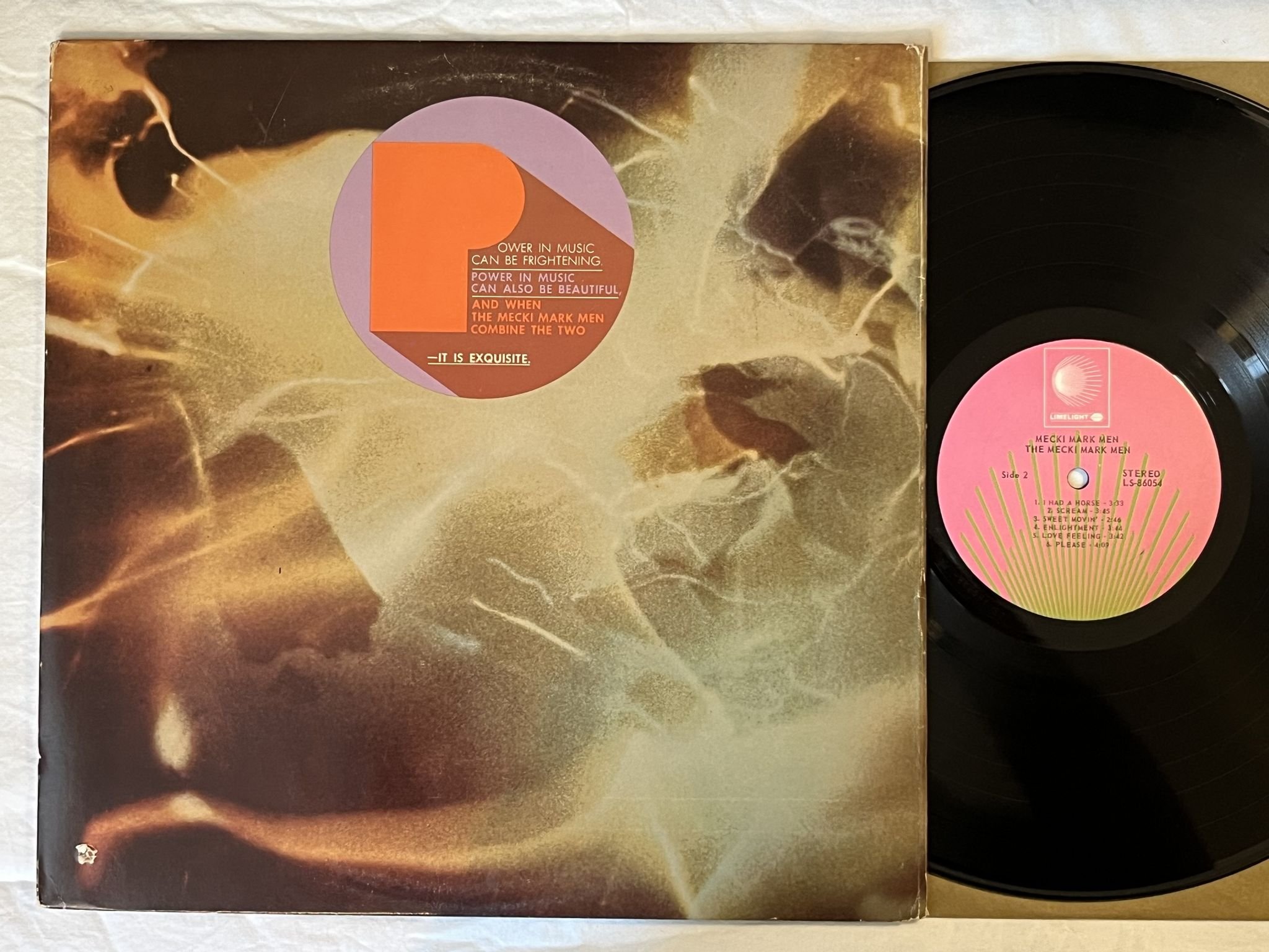 Omslagsbild för skivan THE MECKI MARK MEN s/t LP -68 US LIMELIGHT LS 86054