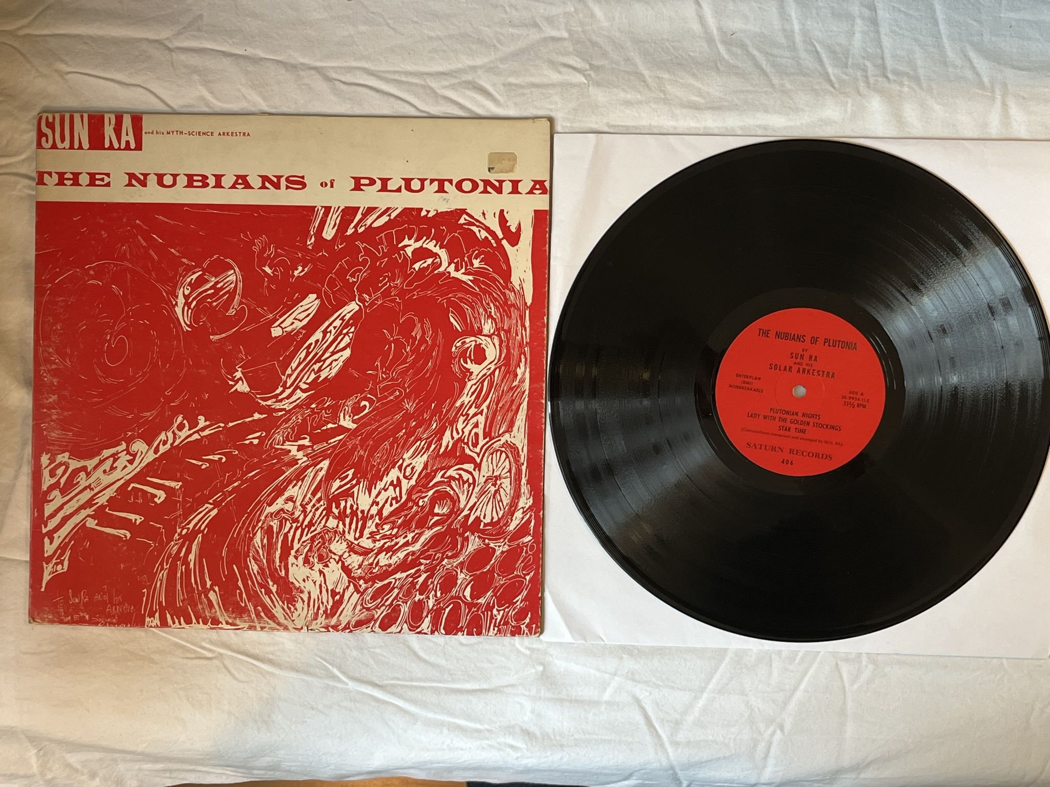 Omslagsbild för skivan Sun Ra And His Myth-Science Arkestra The Nubians... LP -69 US *** Mega Rare ***