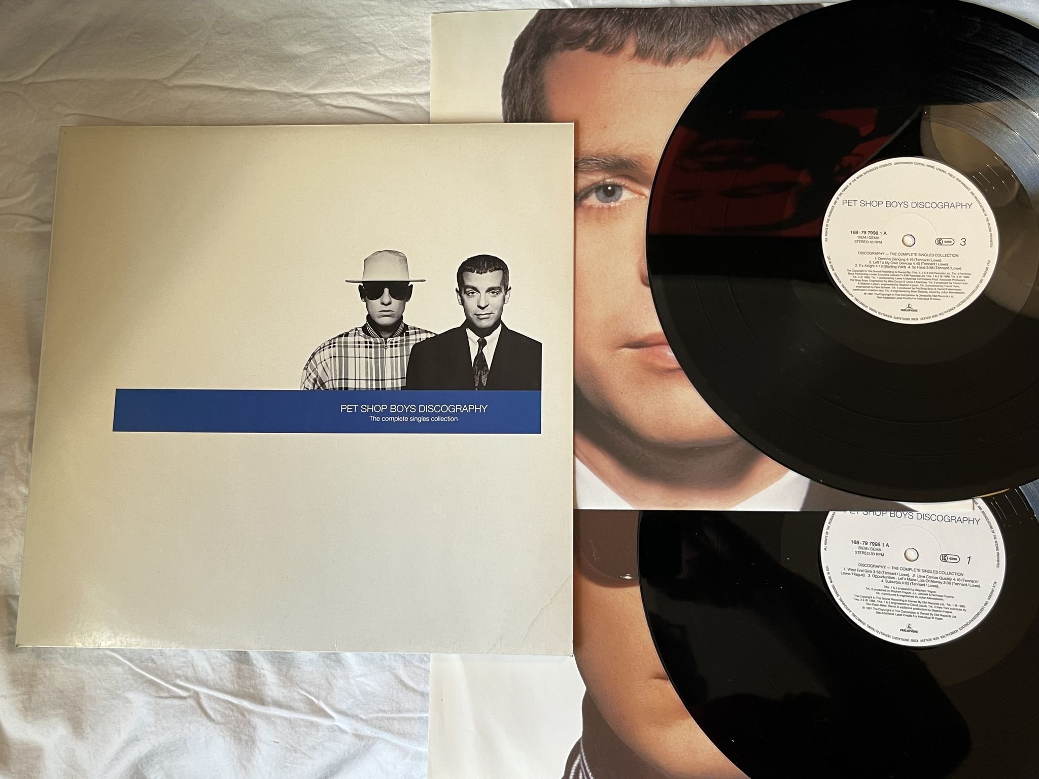 Omslagsbild för skivan PET SHOP BOYS Discography 2xLP -91 PARLOPHONE 168 7 97994 1