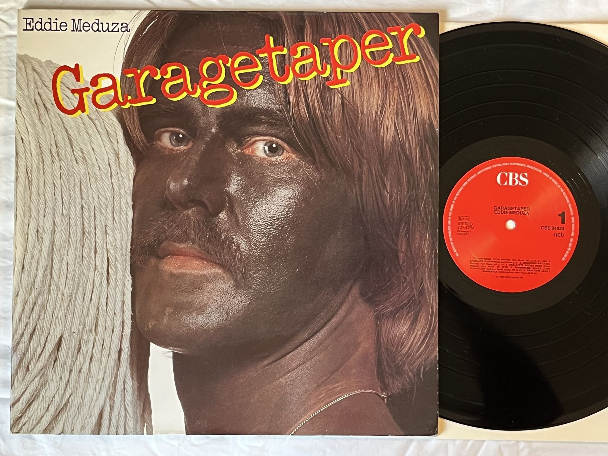 Omslagsbild för skivan EDDIE MEDUZA garagetaper LP -80 CBS 84624