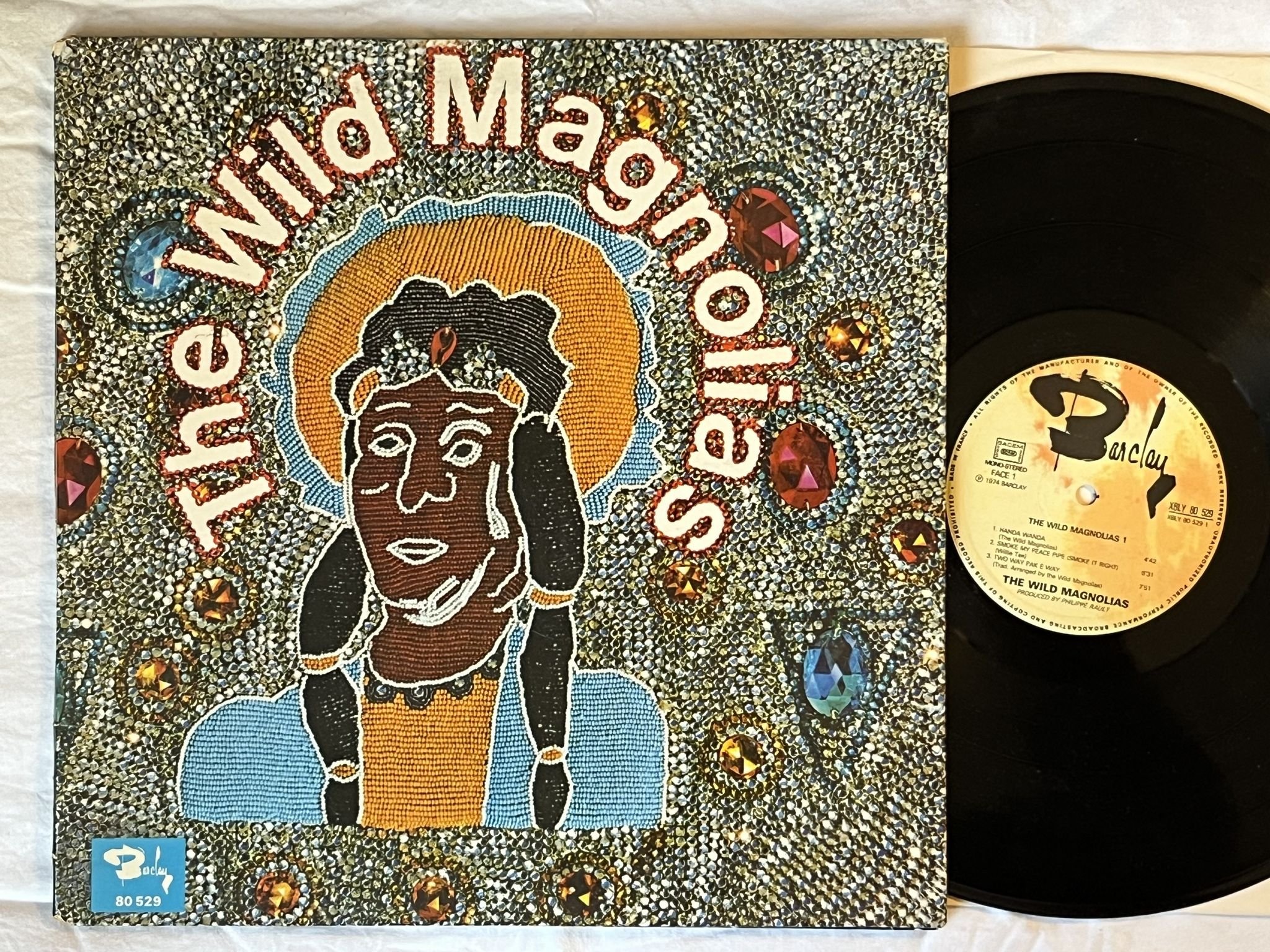 Omslagsbild för skivan The Wild Magnolias With The New Orleans Project LP -74 Fra BARCLAY XBLY 80 529
