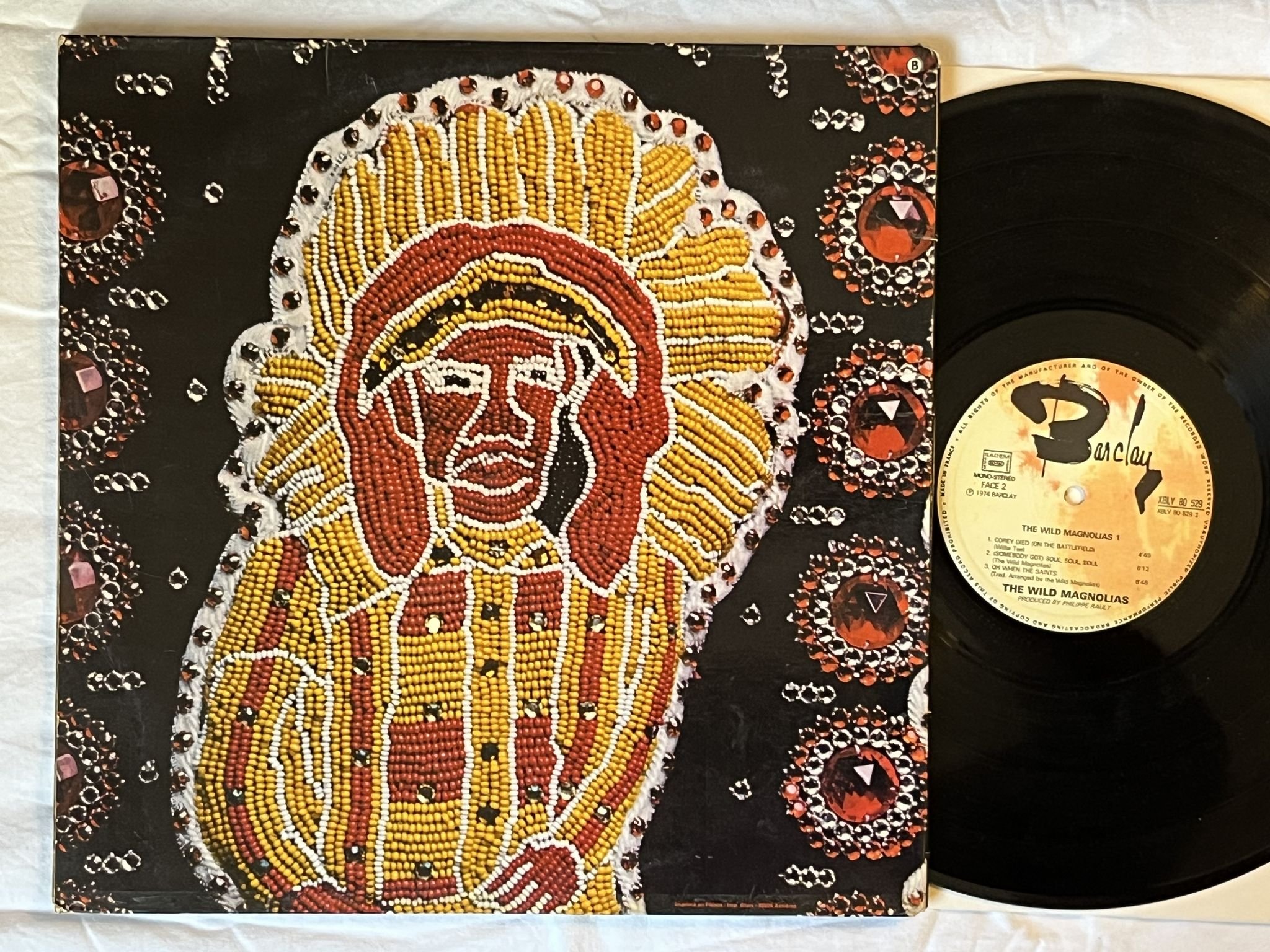 Omslagsbild för skivan The Wild Magnolias With The New Orleans Project LP -74 Fra BARCLAY XBLY 80 529