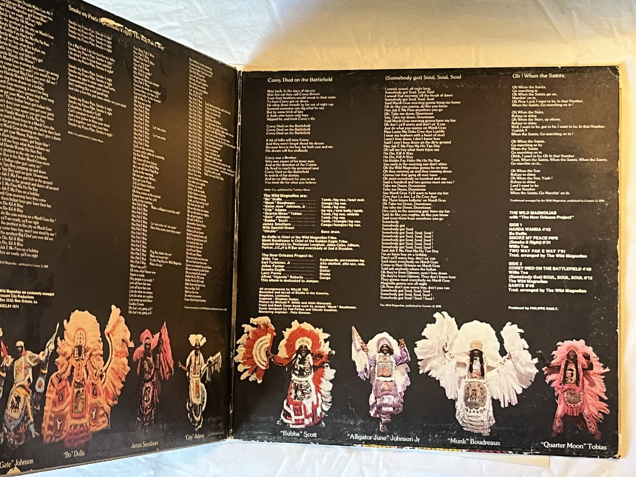 Omslagsbild för skivan The Wild Magnolias With The New Orleans Project LP -74 Fra BARCLAY XBLY 80 529