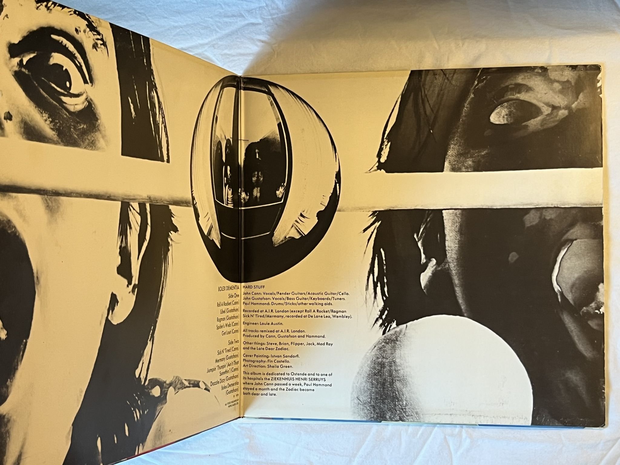 Omslagsbild för skivan HARD STUFF bolex dementia LP -73 Ger PURPLE 1C 062-94154