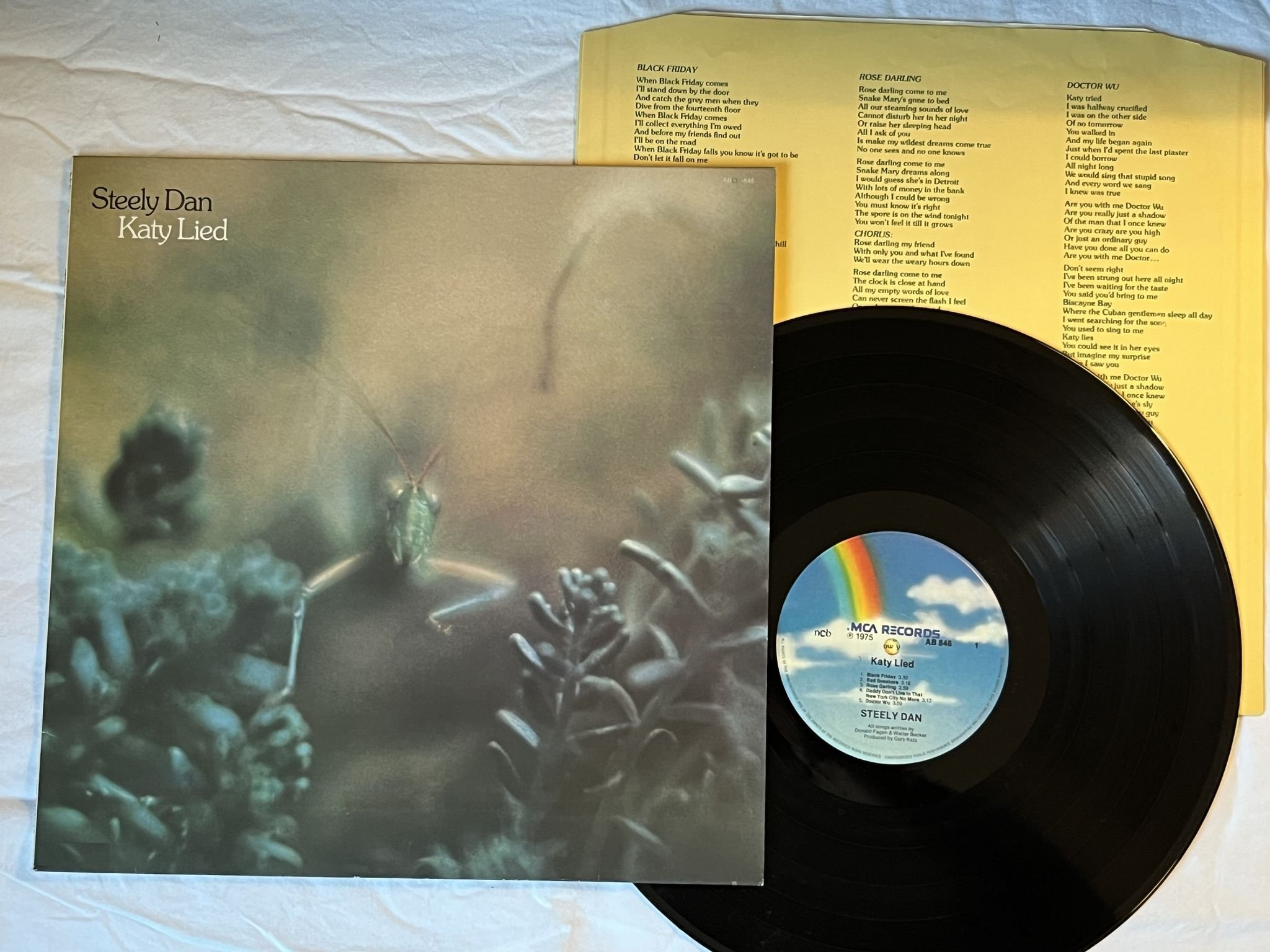 Omslagsbild för skivan STEELY DAN Katy lied LP ncb -75/80 MCA AB 846