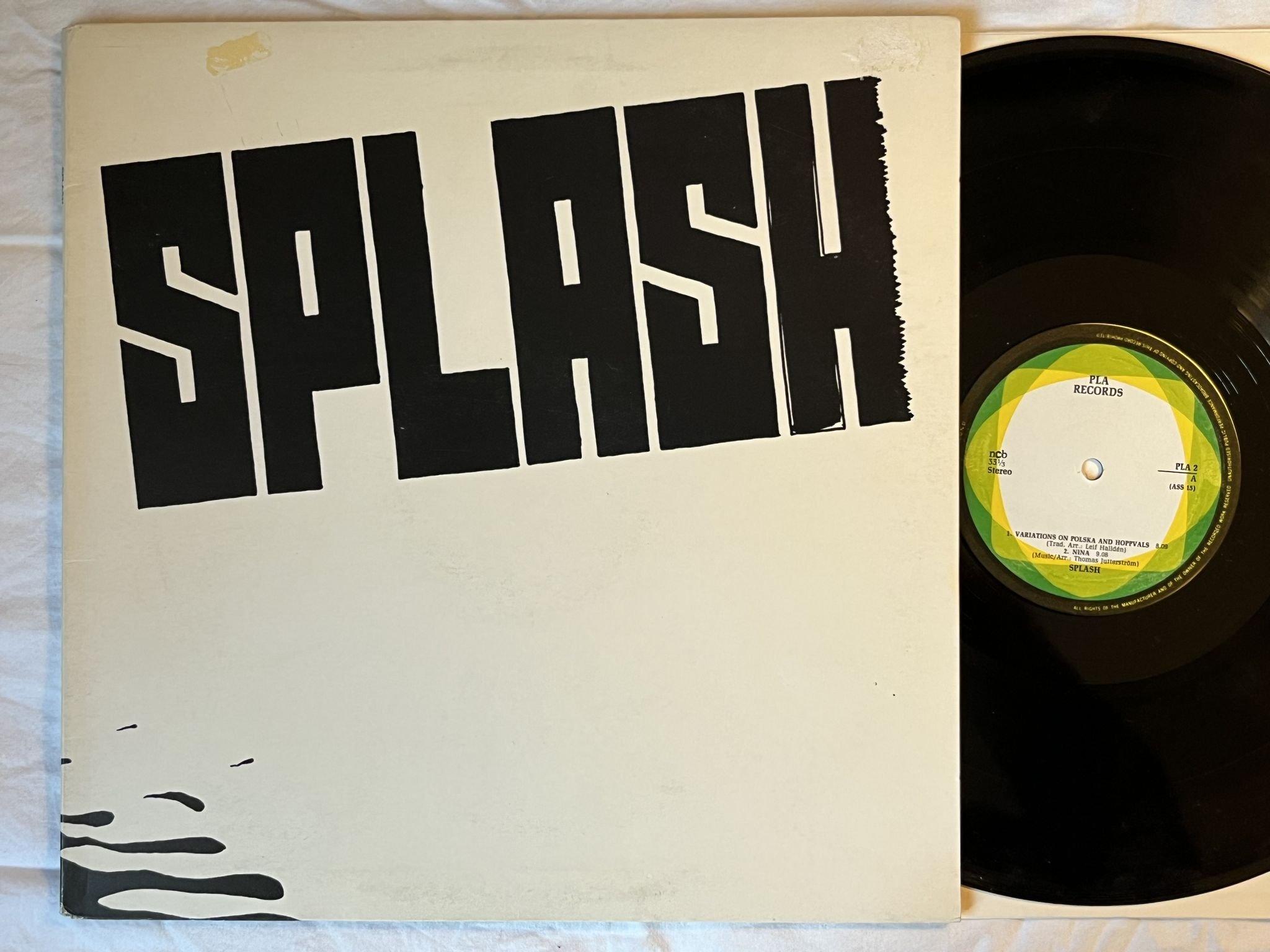 Omslagsbild för skivan SPLASH s/t LP -78 Swe PLA 2 *** JAZZ PROG ***