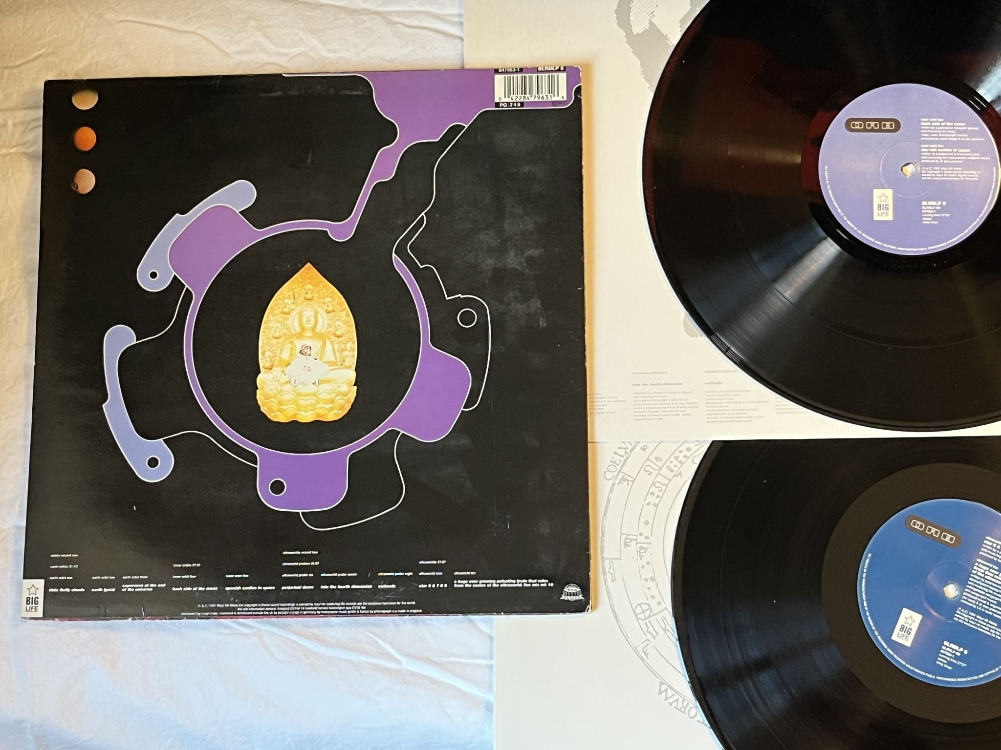 Omslagsbild för skivan ORB Adventures Beyond The Ultraworld 2xLP -91 BIG LIFE BLRDLP 5